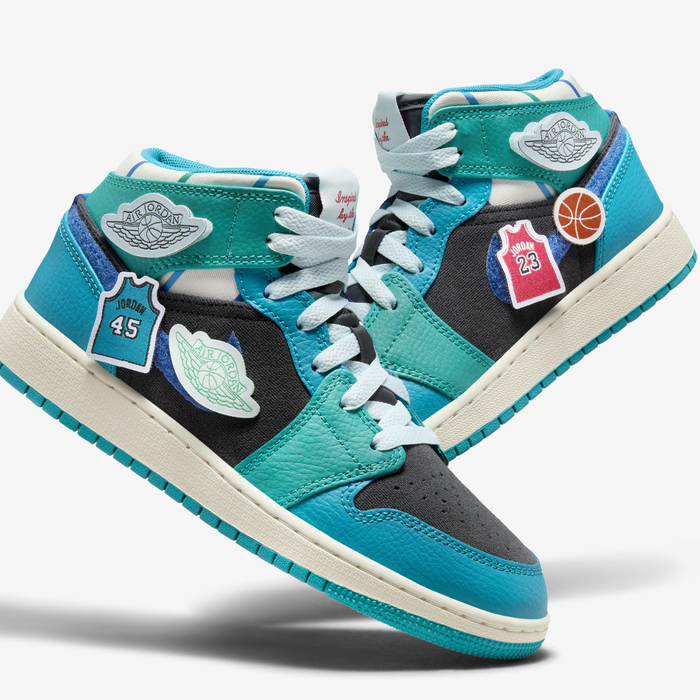 Buy Air Jordan Mid Sneaker School Older Kids' Shoes Anthracite