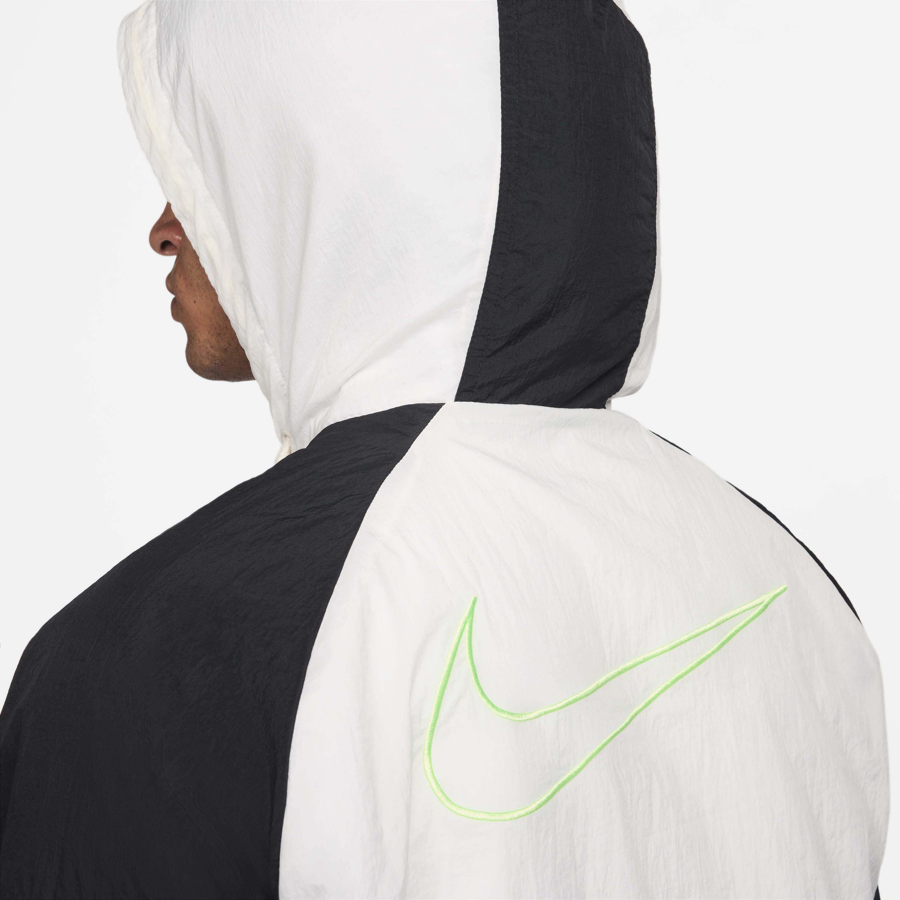Buy Nike Men's Woven Basketball Jacket - Phantom/Black/Lime Buy Nike Men's Woven Basketball Jacket - Phantom/Black/Lime