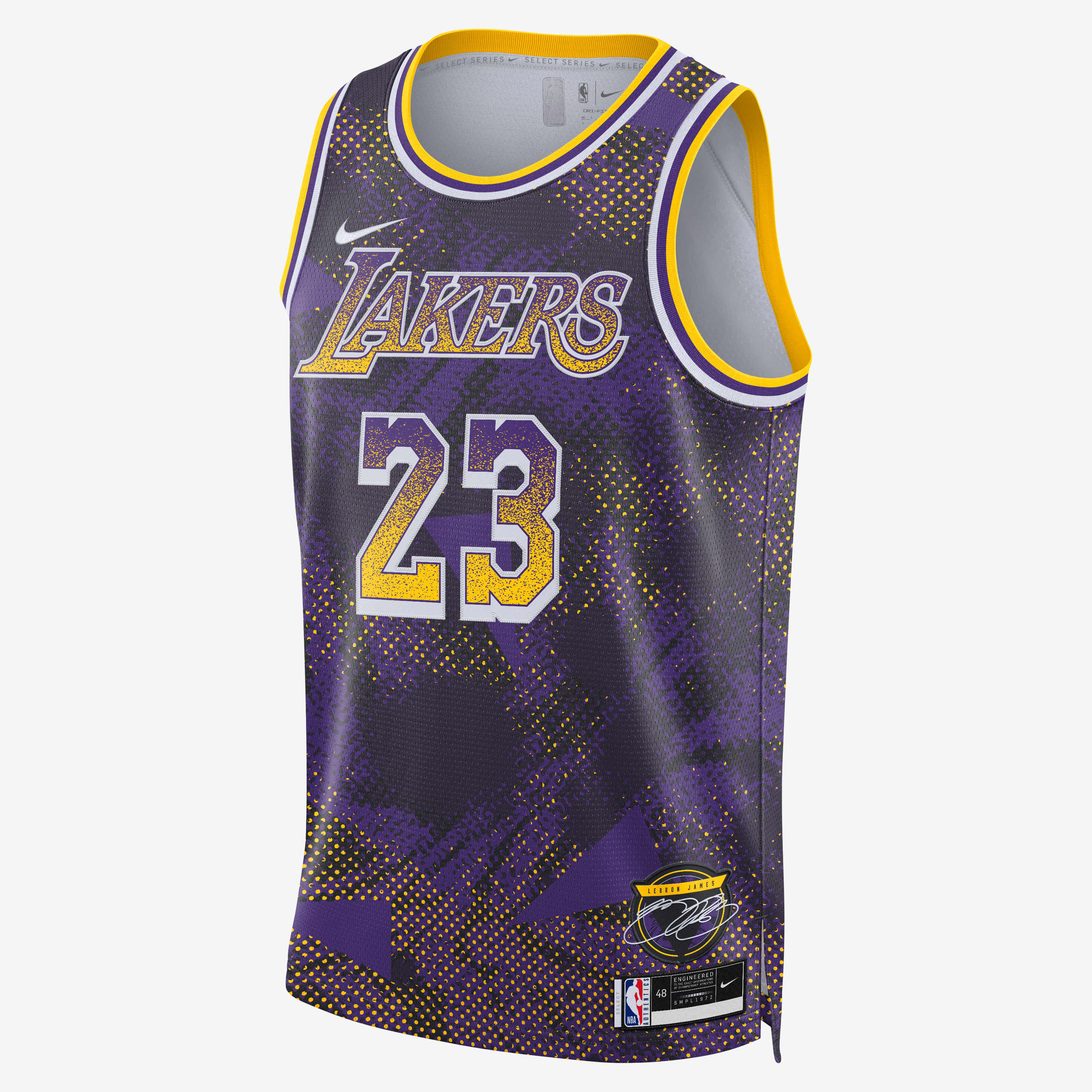 NIKE Lakers LEBRON JAMES NBA MVP ジャージー Nike Mens M Lebron James Lakers Jersey King LBJ MVP Rookie