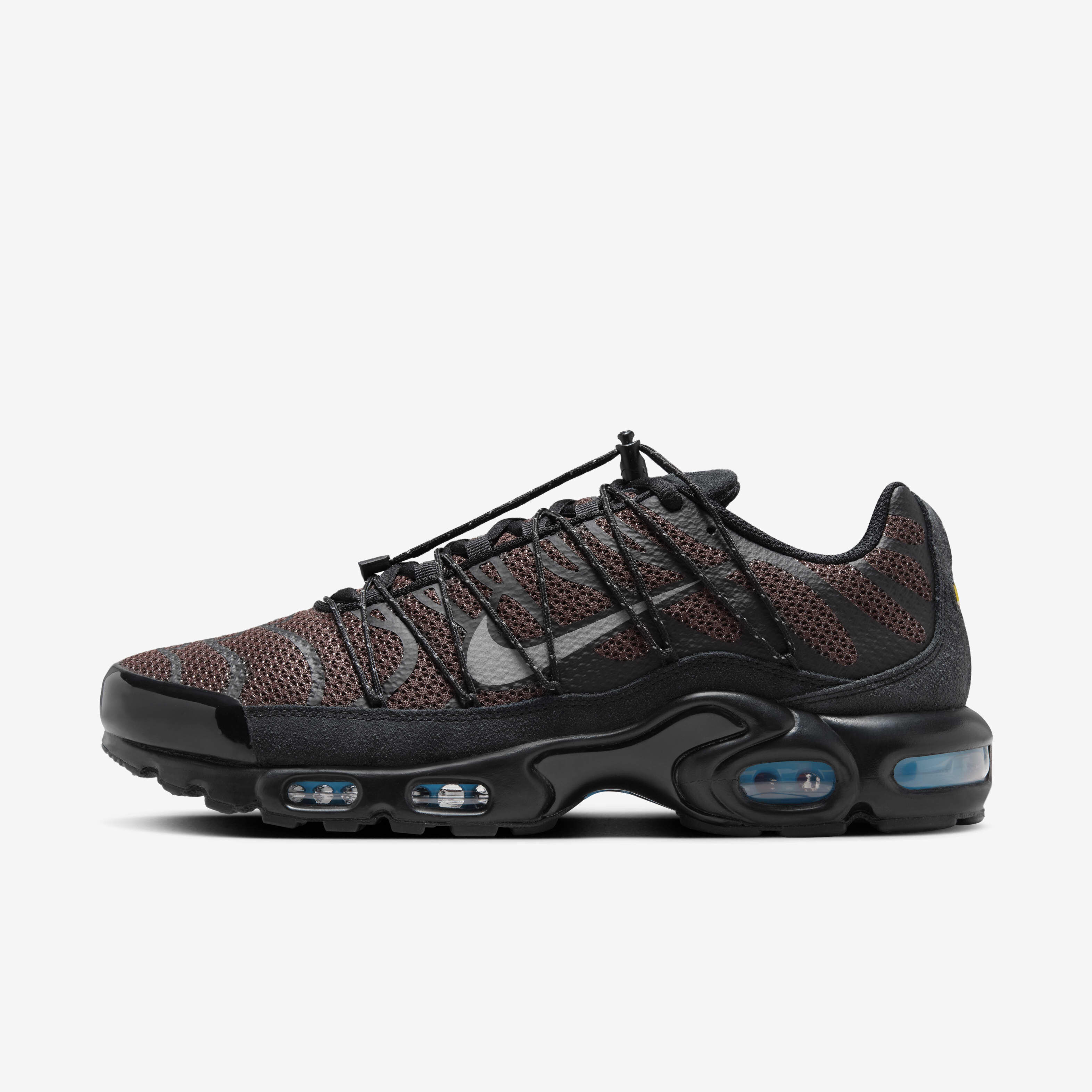 Nike air vapormax plus black with clear bottom cheap
