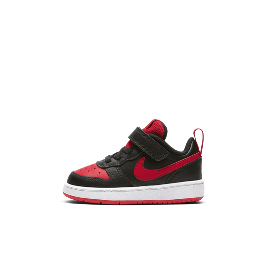 Nike court borough red 2025 and white