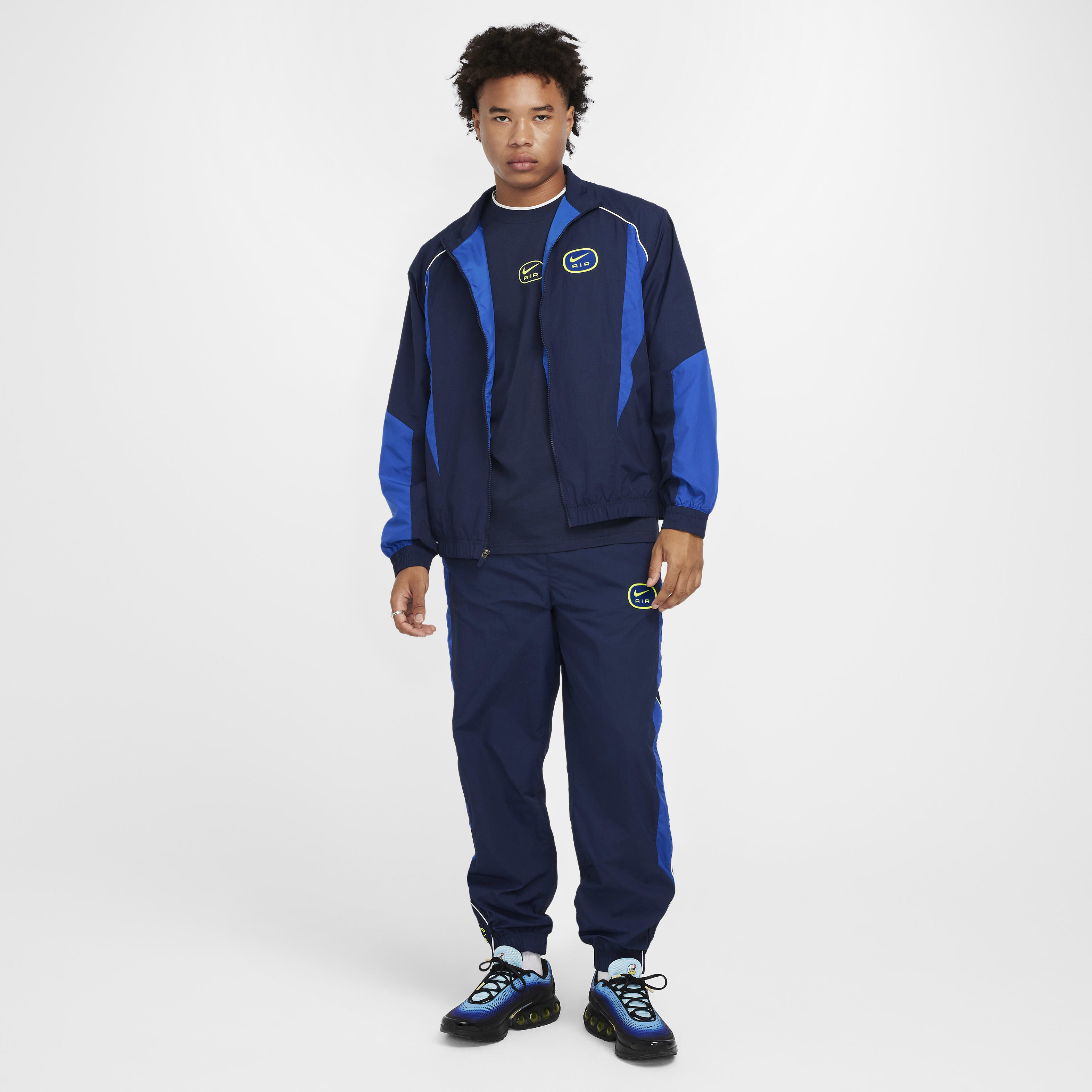 Nike air tracksuit blue outlet