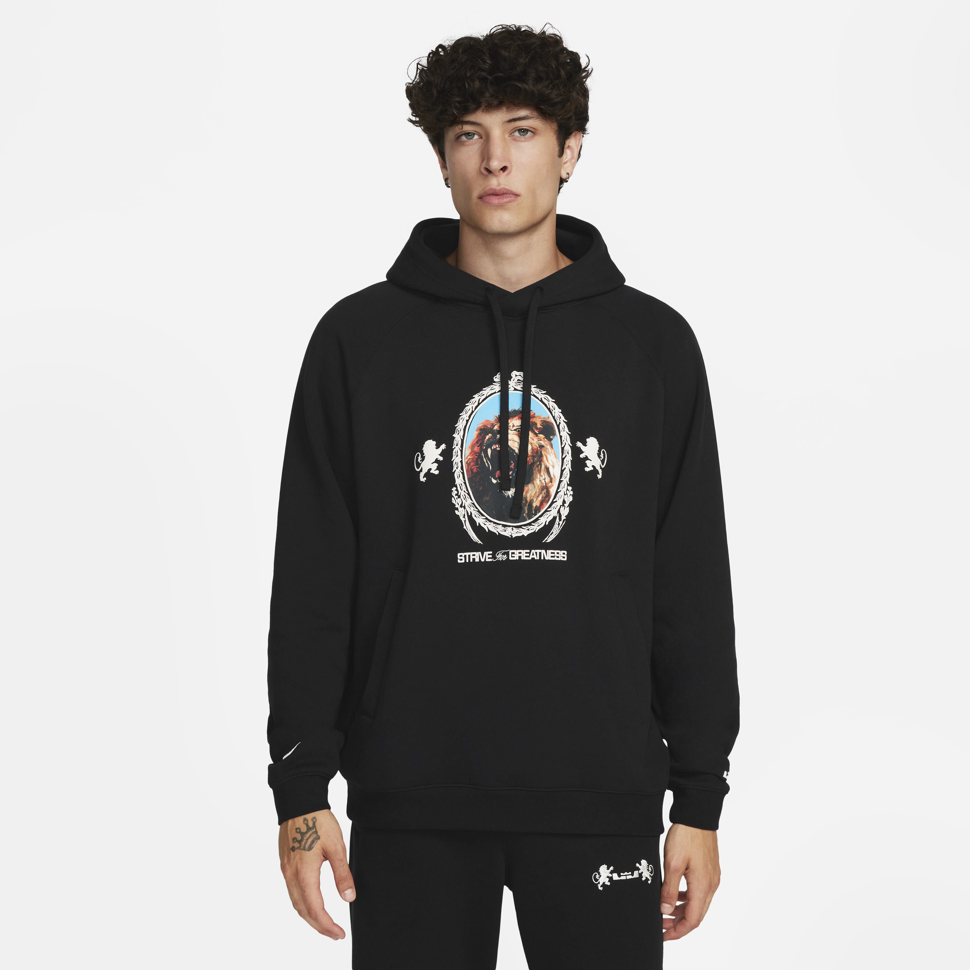 Nike lebron hoodie black outlet