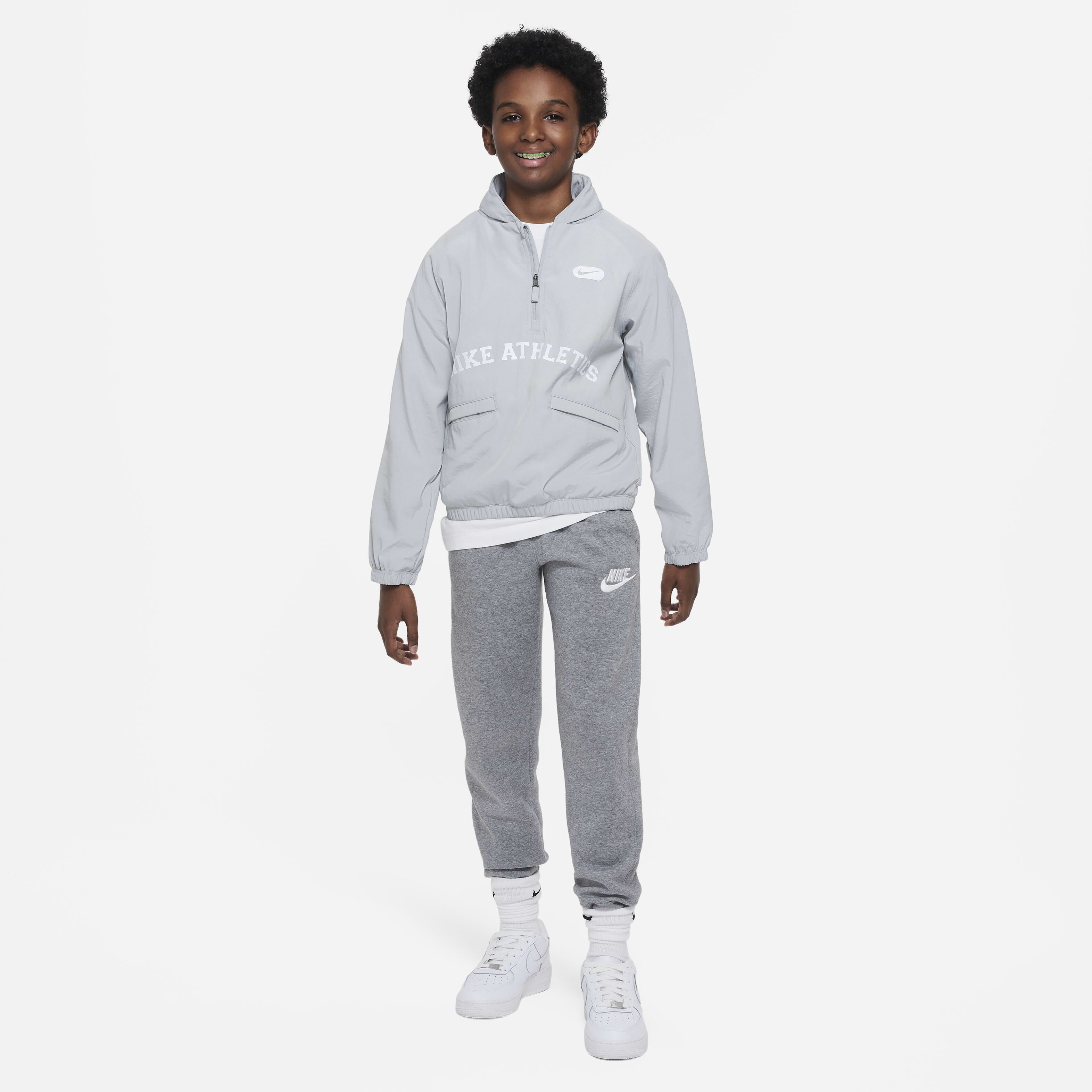 【12月スーパーSALE 15%OFF】 Repel Athletics Nike Buy Older 1/2-Zip (Boys') Kids' 帽子