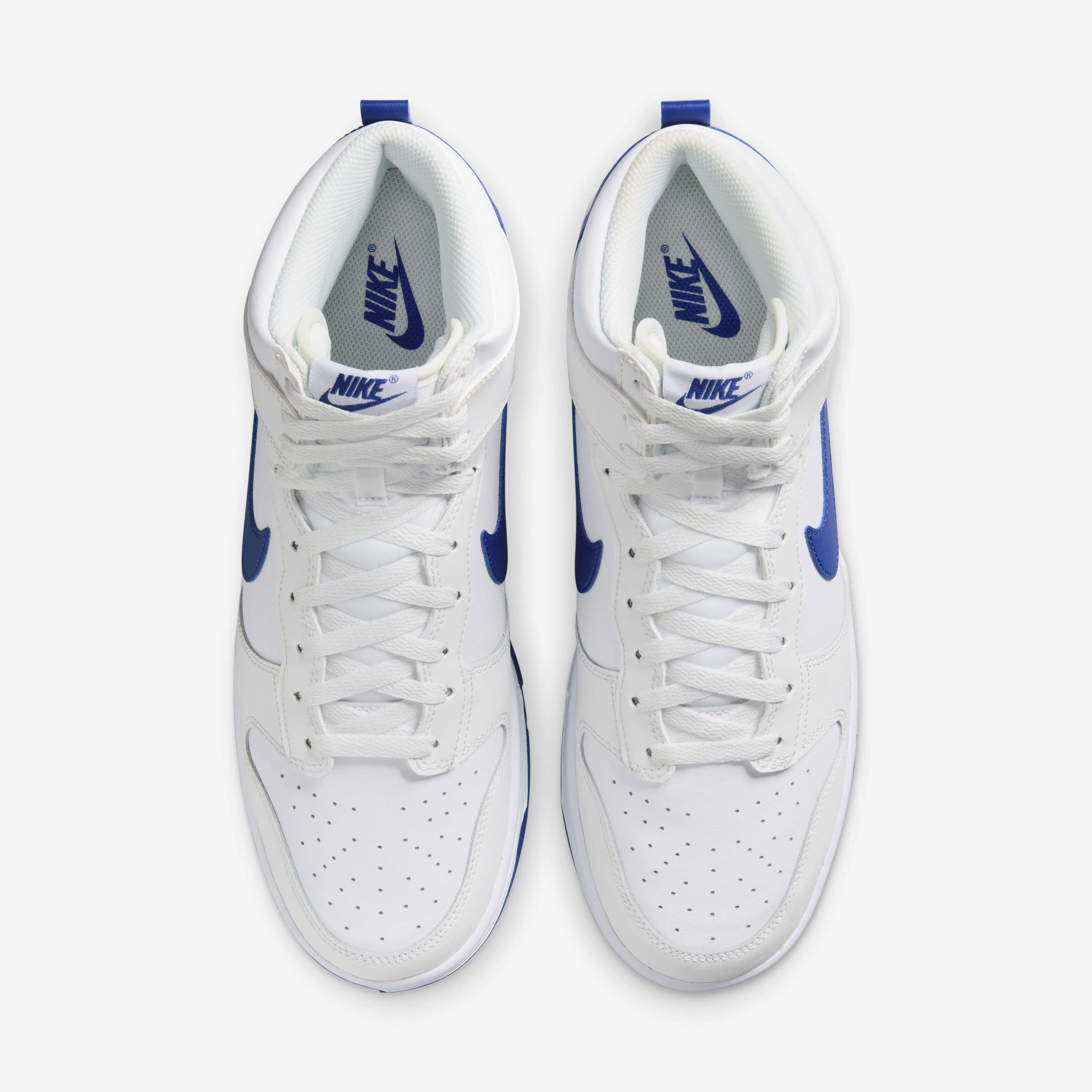 Buy Nike Dunk Hi Retro Men's Shoes - White/Summit White/Concord | Nike  Saudi Official