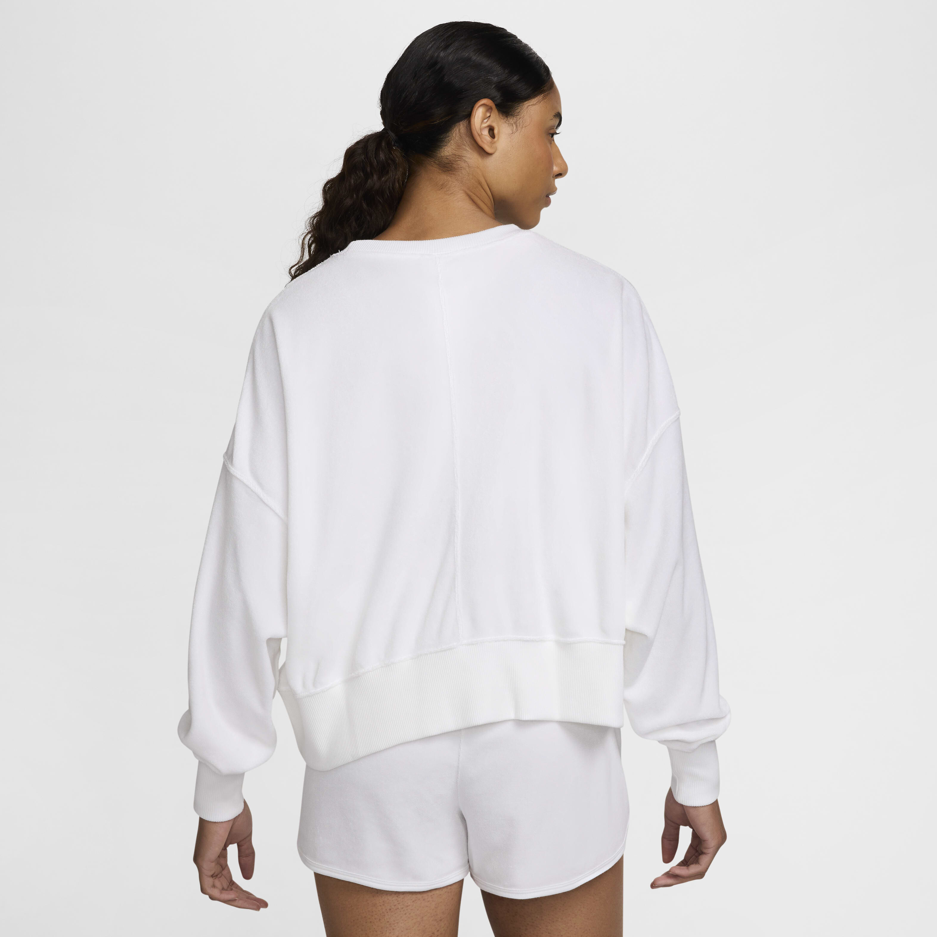 Buy NikeCourt Heritage Women s Over Oversized Crew Neck Graphic Tennis Sweatshirt Nike Saudi Official