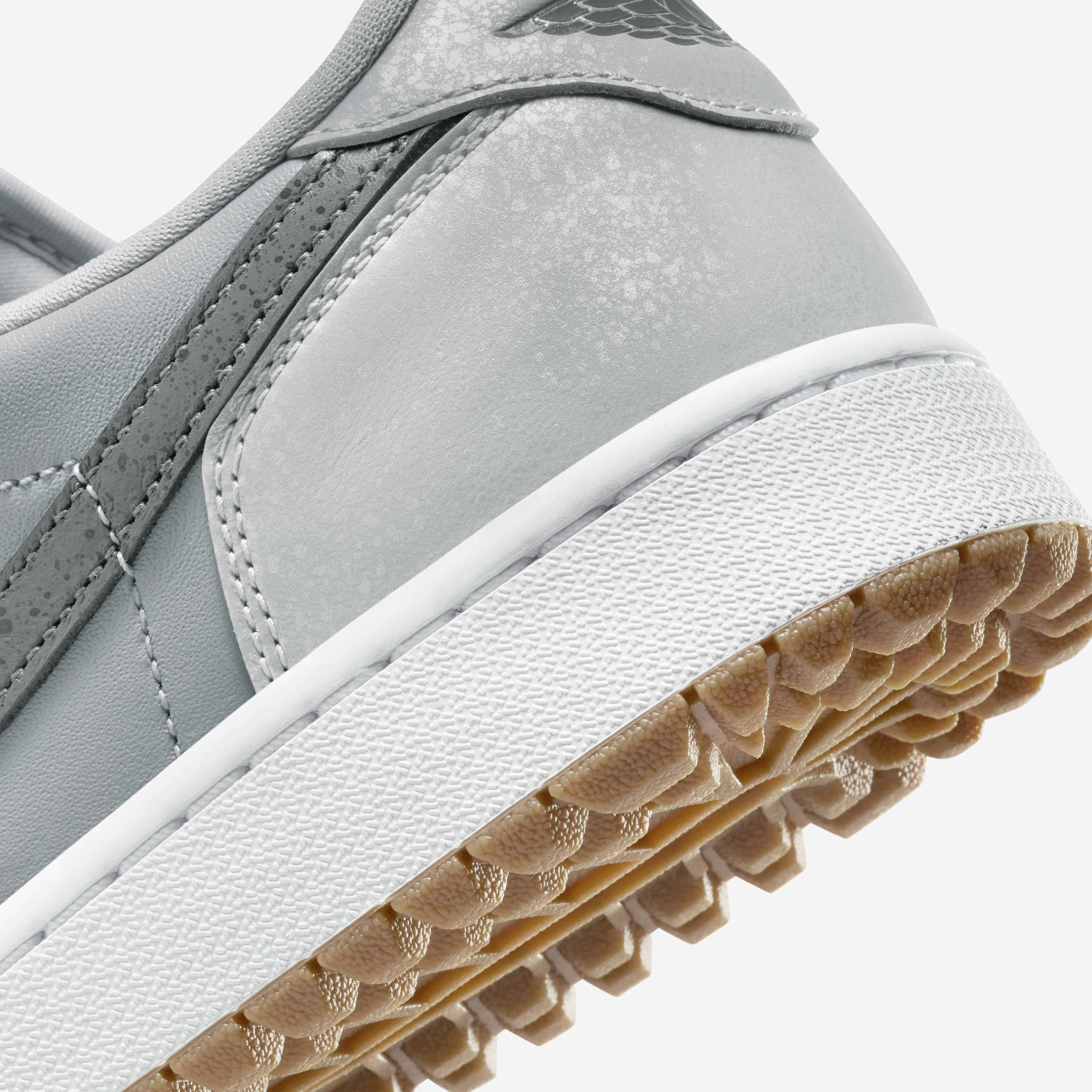 Buy Air Jordan 1 Low G Golf Shoes - Wolf Grey/White/Gum Medium