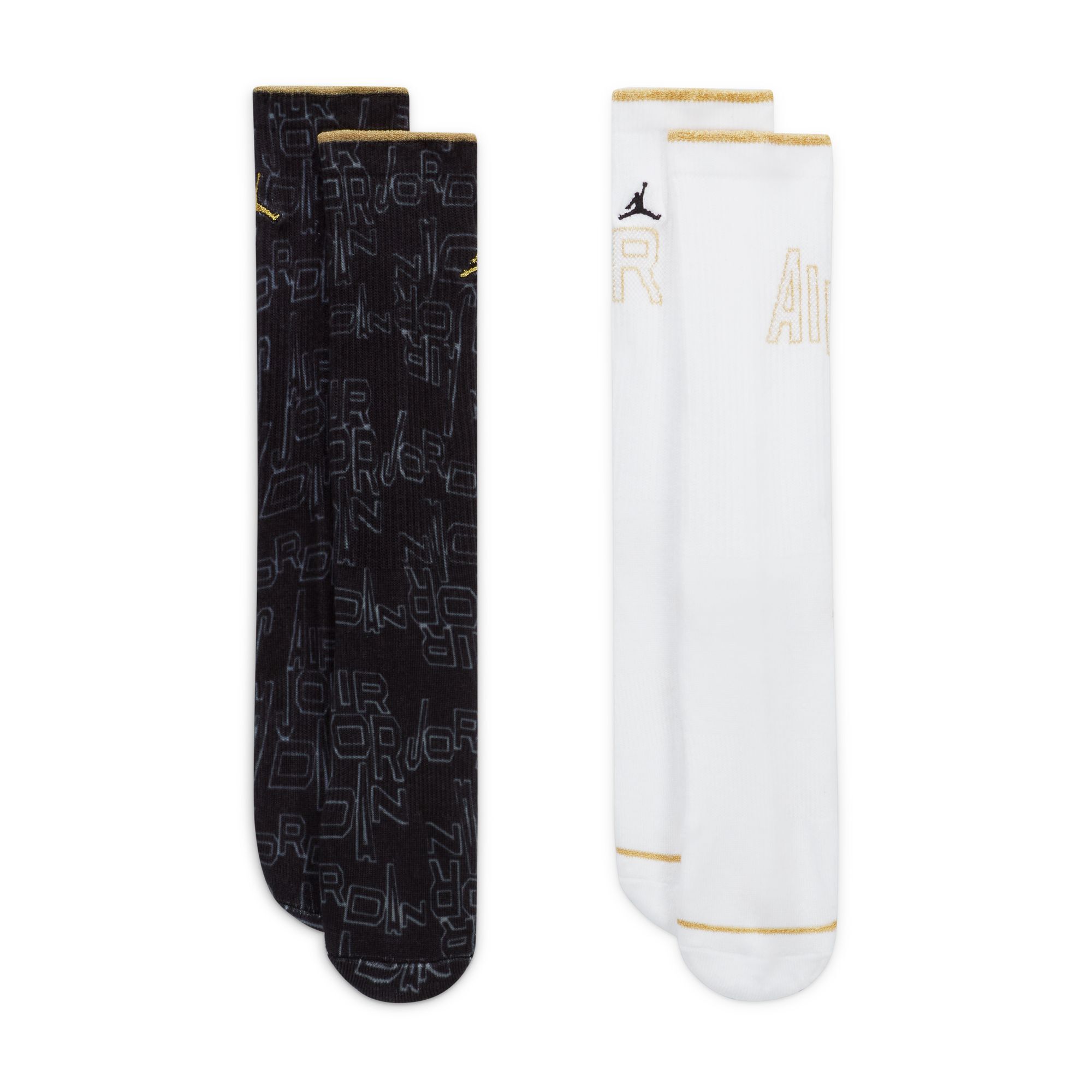 Gold jordan socks online