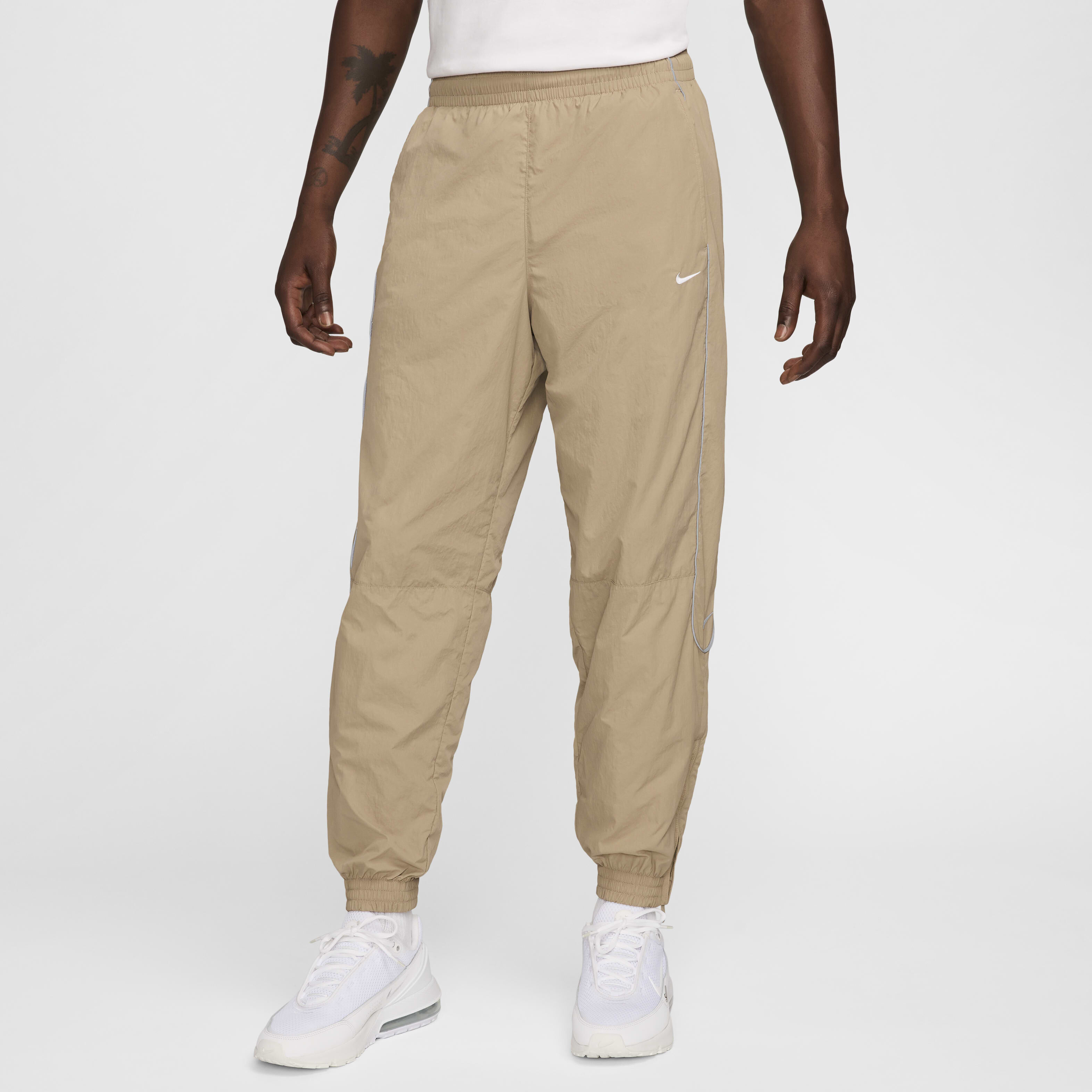 Mens khaki nike tracksuit deals