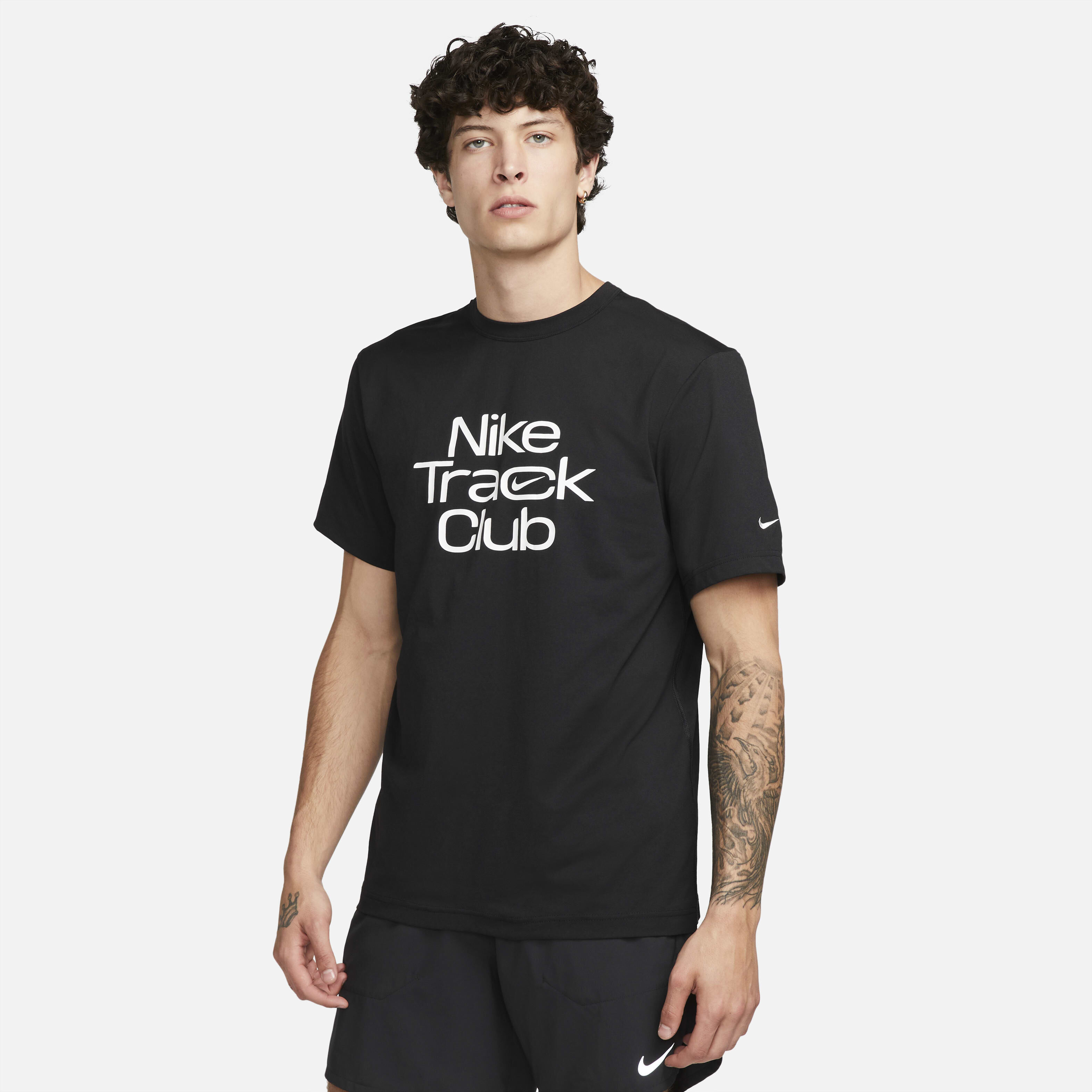 Buy Nike Track Club Men s Dri FIT Short Sleeve Running Top Nike Saudi Official