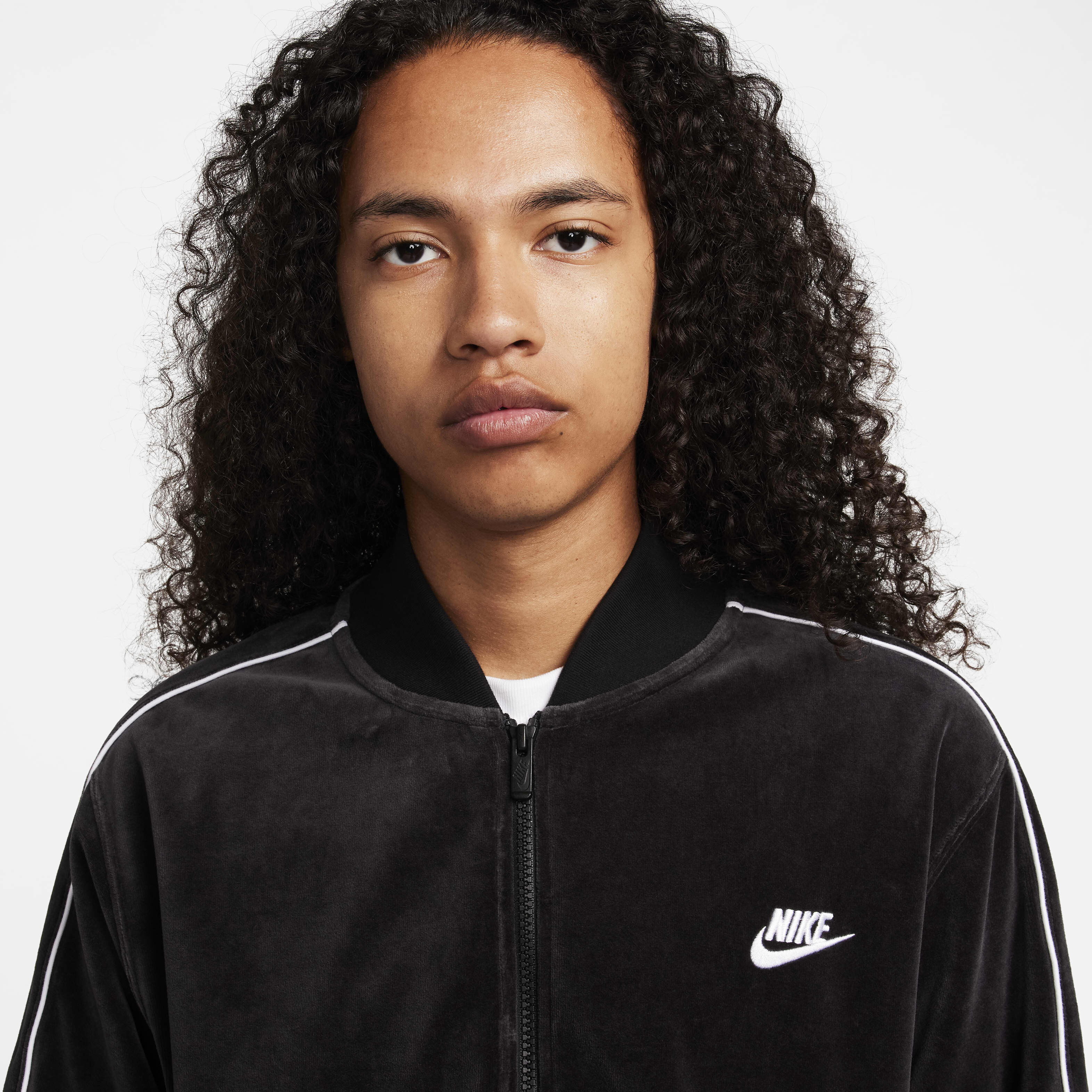 Nike velour jacket women's shop