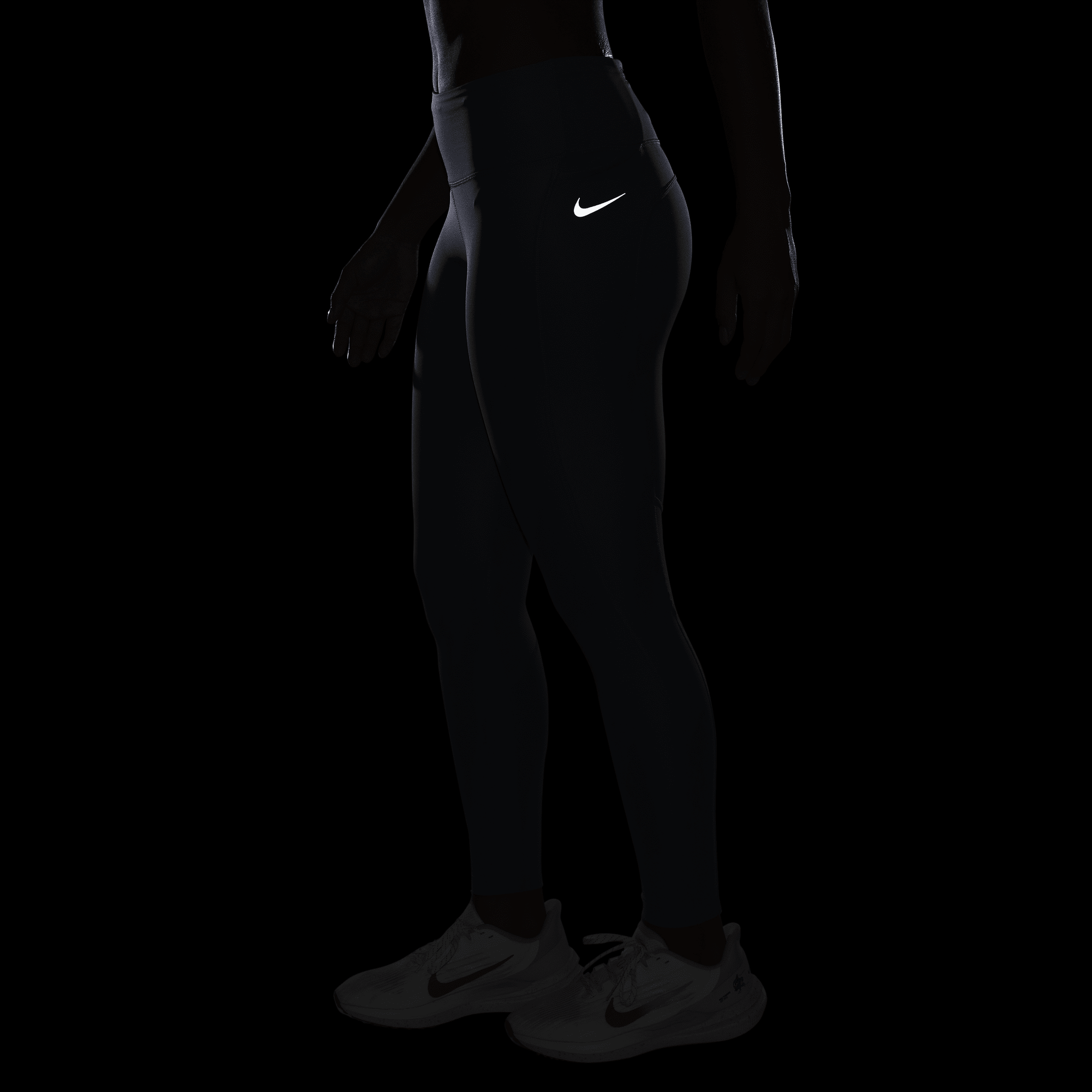Shop Epic Fast Women s Mid Rise Pocket Running Leggings Nike KSA