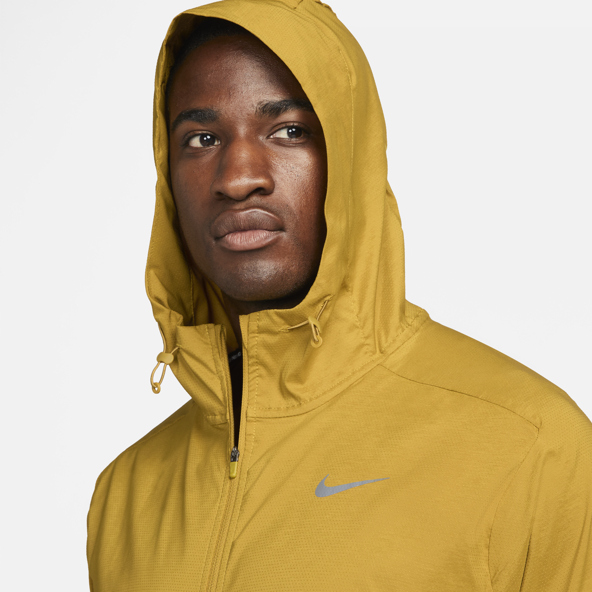 Nike yellow running new arrivals jacket
