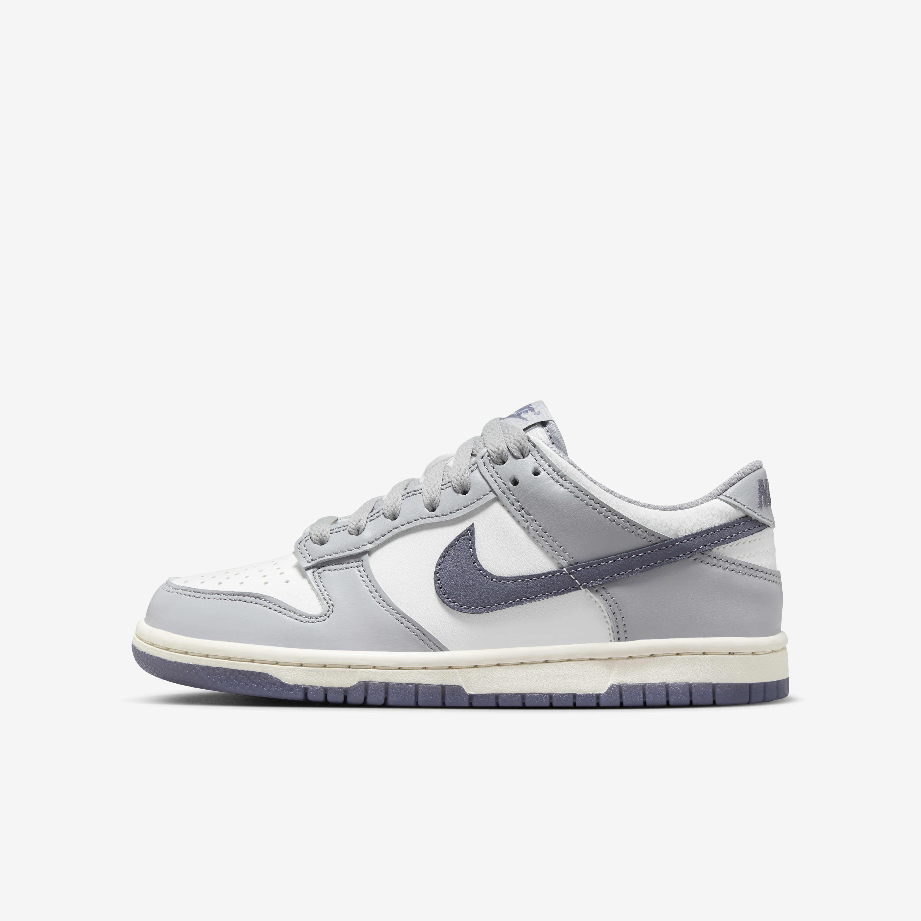 Buy Nike Dunk Low Older Kids' Shoes - Summit White/Wolf Grey