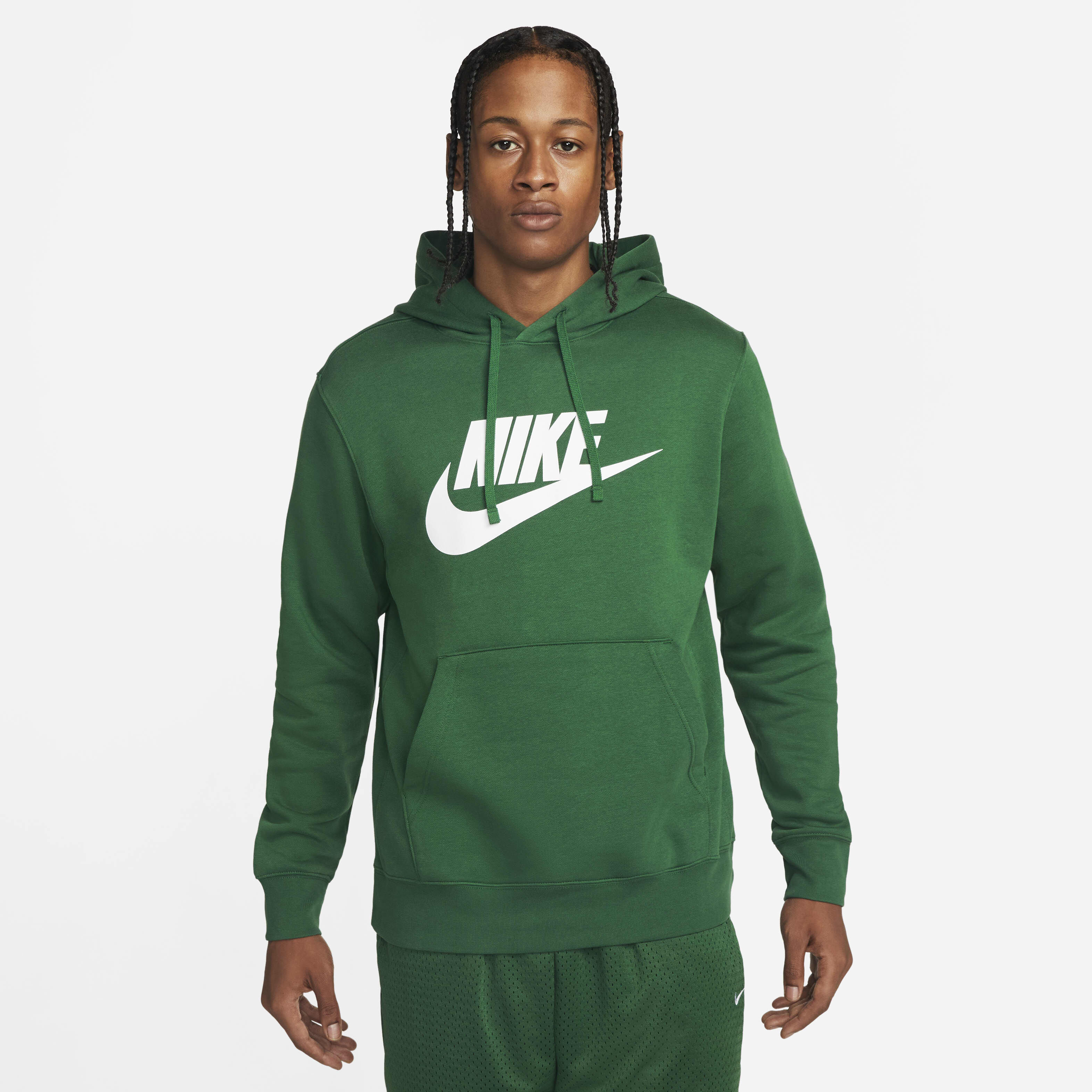 Nike sportswear club fleece men's graphic pullover hoodie 2025