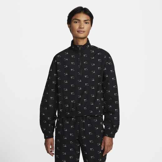 Jackets & Gilets-Nike, Nike Air, Women's 1/4-Zip Mod Crop Woven Top