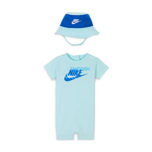 Bodysuit-Nike, Nike Sportswear PE, Baby (0-9M) Romper and Bucket Hat Set