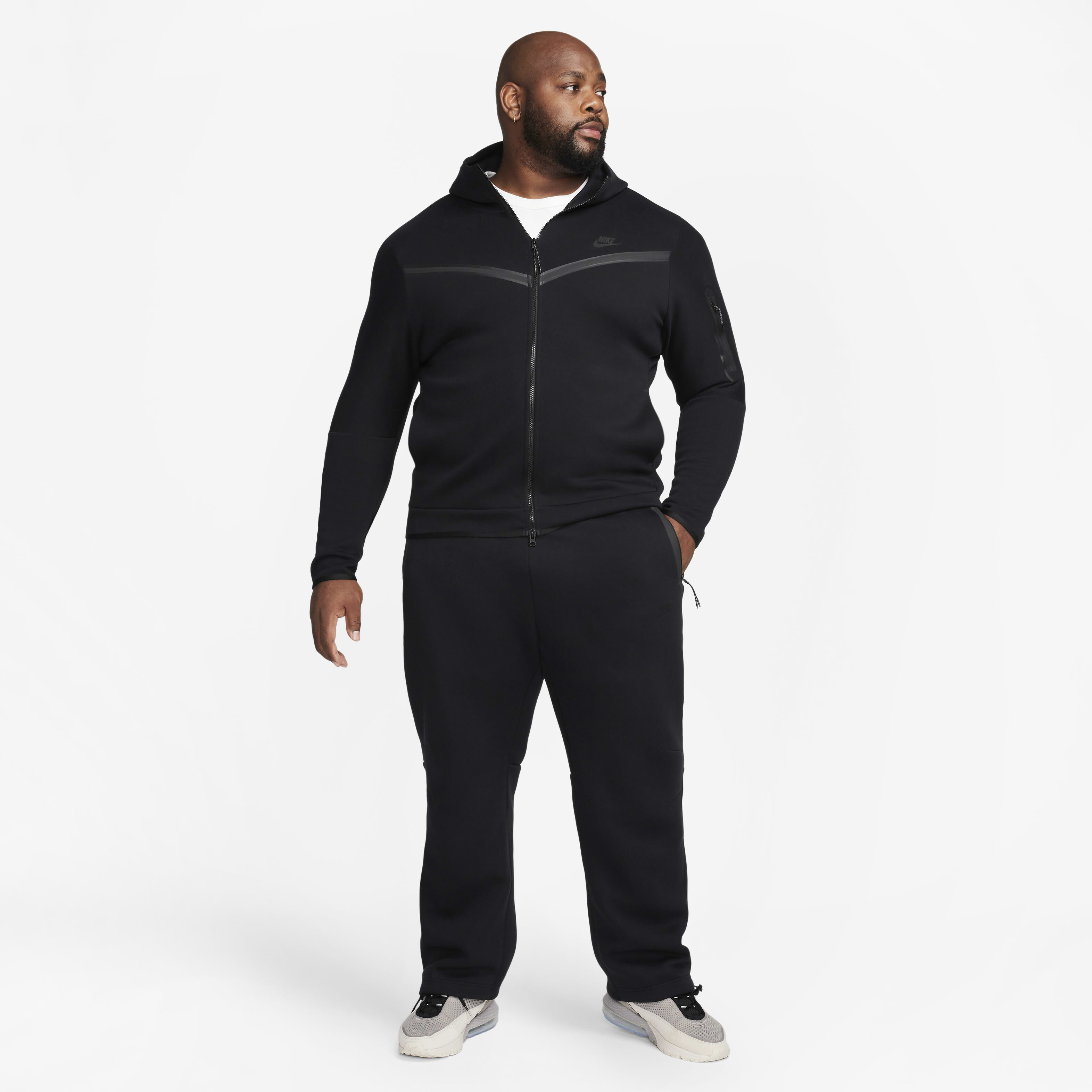 Buy Nike Sportswear Tech Fleece Men s Open Hem Tracksuit Bottoms Nike Saudi Official