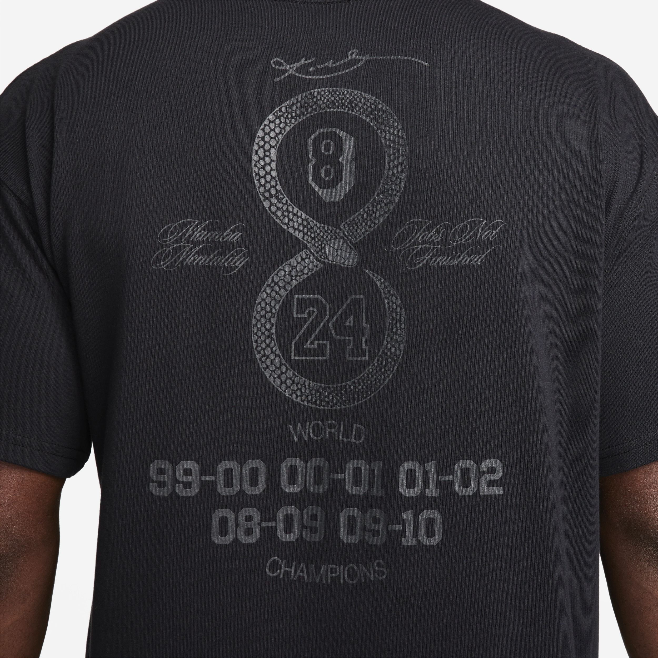 mamba mentality t shirt nike