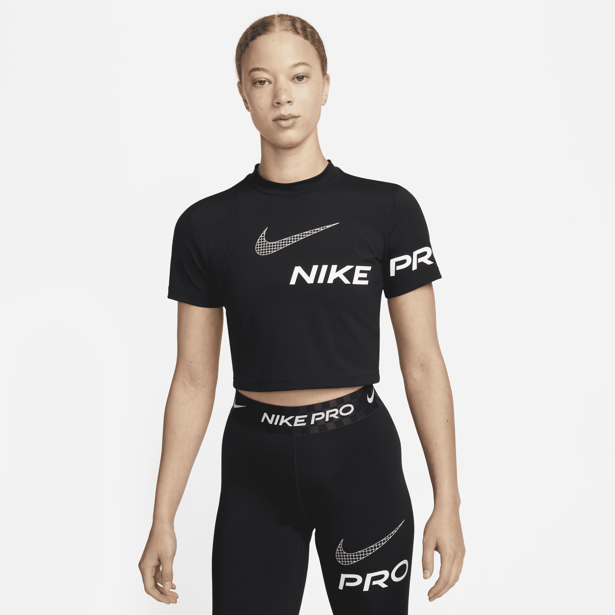 Nike faho short on sale sleeve training top ladies