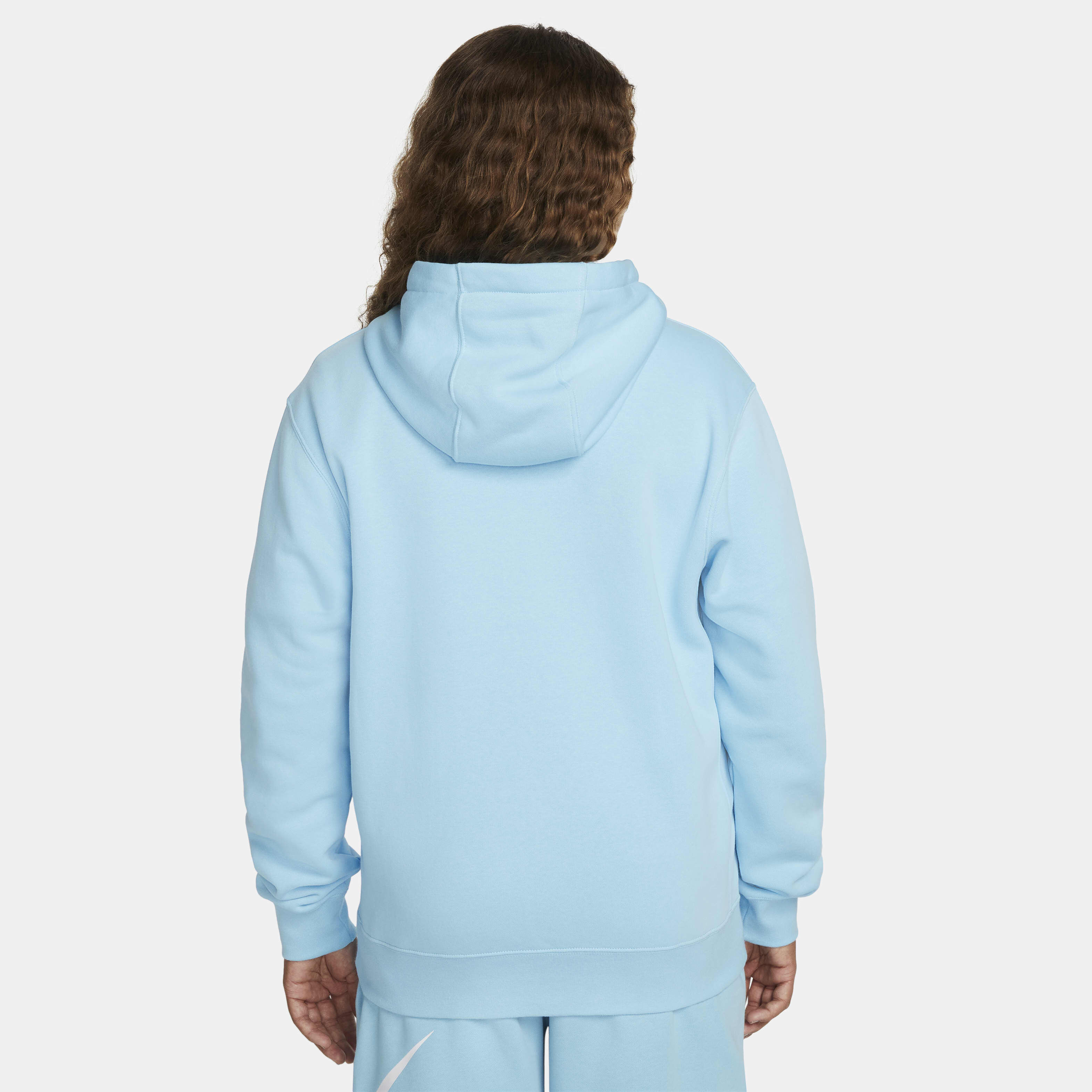 Nike sportswear club fleece light blue online