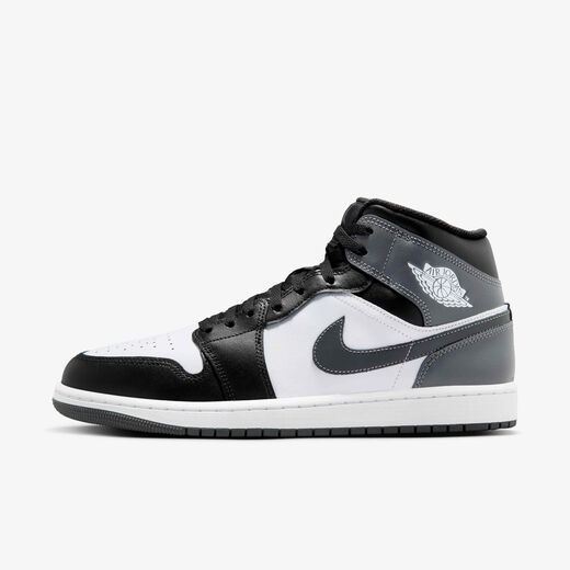 Shoes-JRDN, Air Jordan 1 Mid 'Iron Grey', Men's Shoes