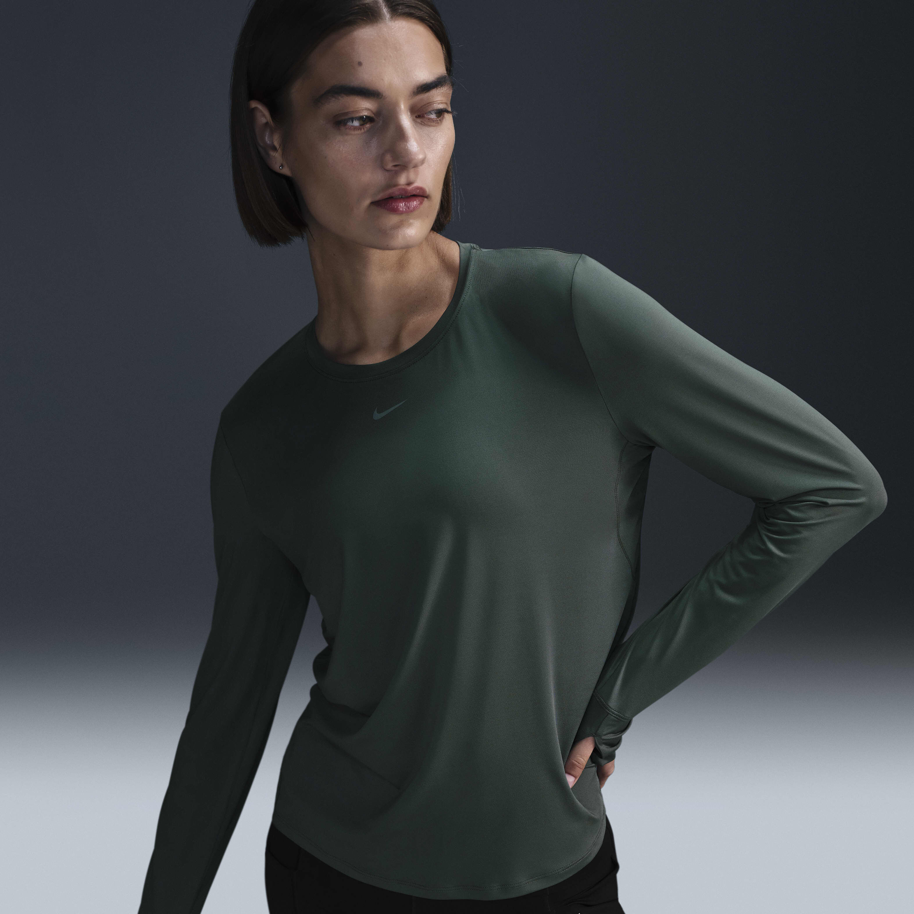 Buy Nike One Classic Women s Dri FIT Long Sleeve Top Nike Saudi Official