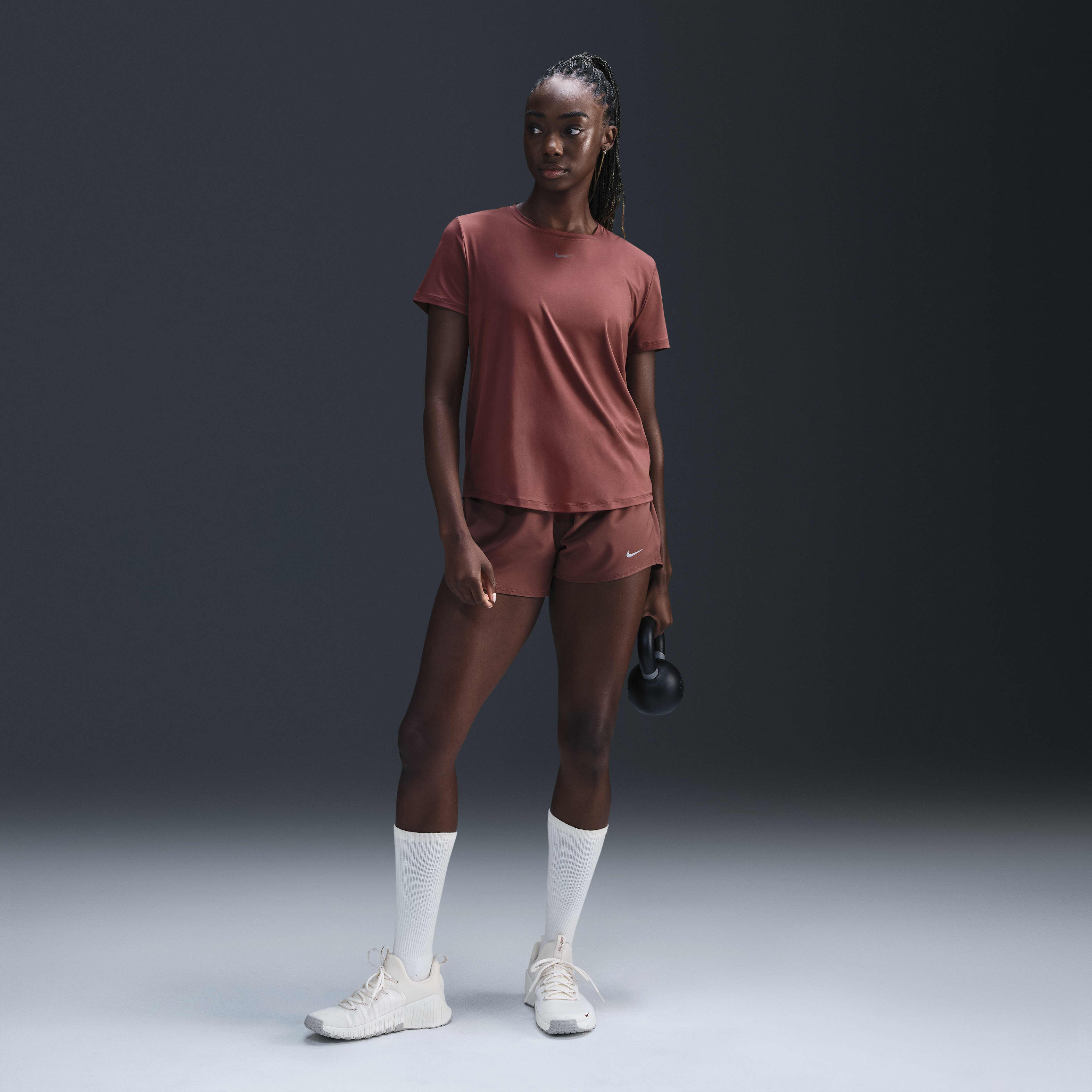 最安値 Buy Nike One Classic Women's Dri-FIT Short-Sleeve Top - Red トップス