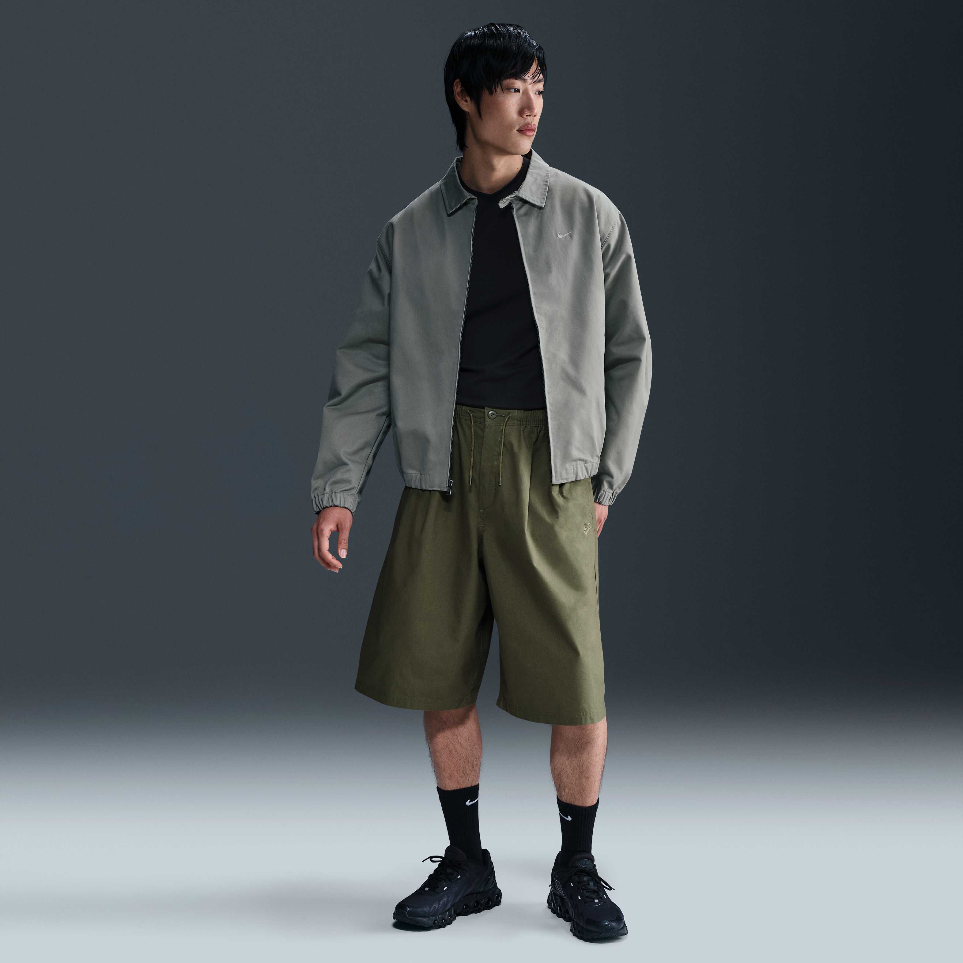 olive green nike outfit men