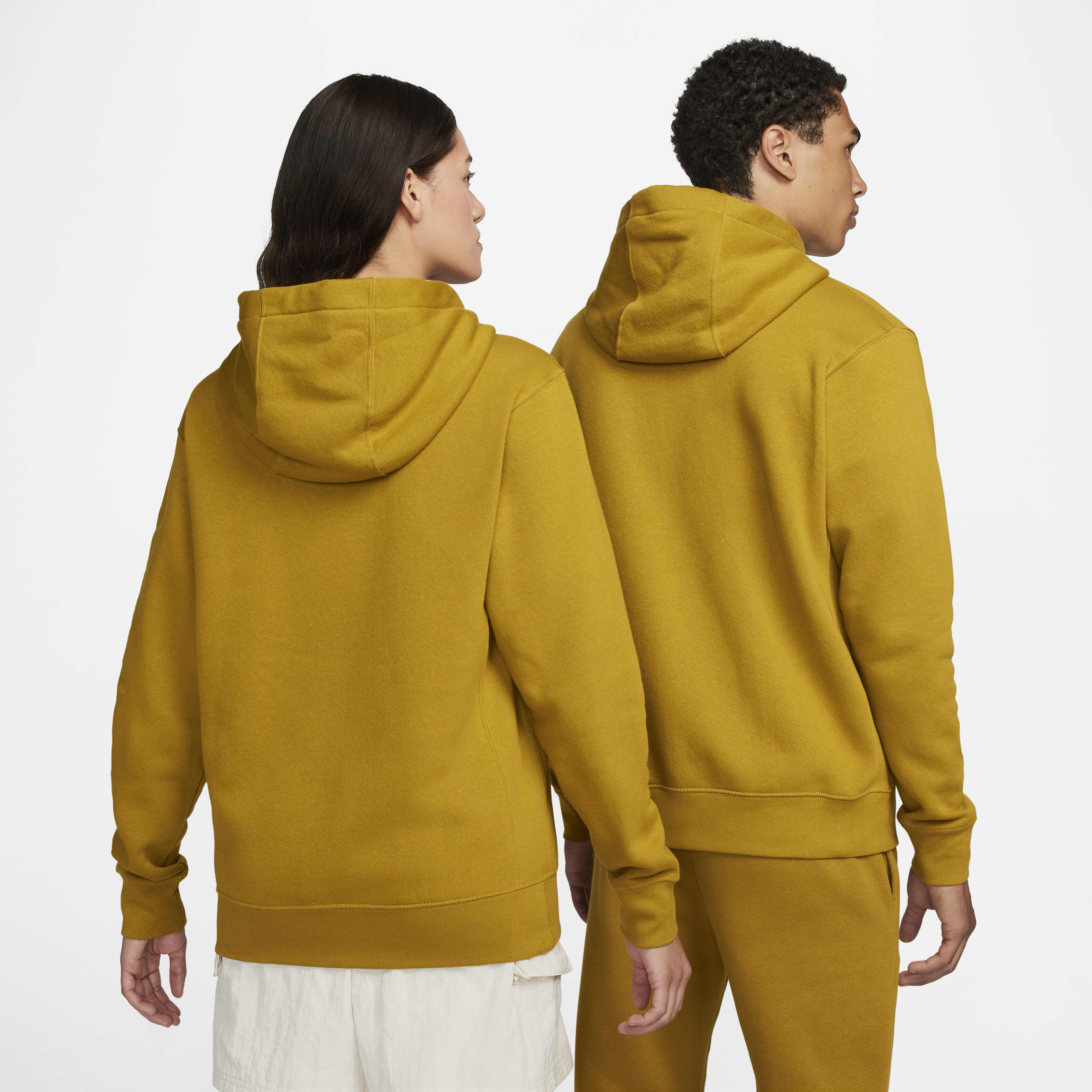 Buy Nike Sportswear Club Fleece Men s Full Zip Hoodie Bronzine Bronzine White Nike Saudi Official