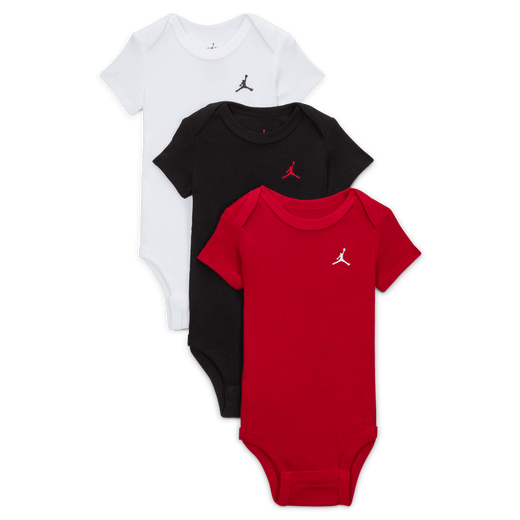 Lifestyle Bodysuits-JRDN, Jordan Everyday Essentials, Baby (0-9M) Bodysuits (3-Pack)