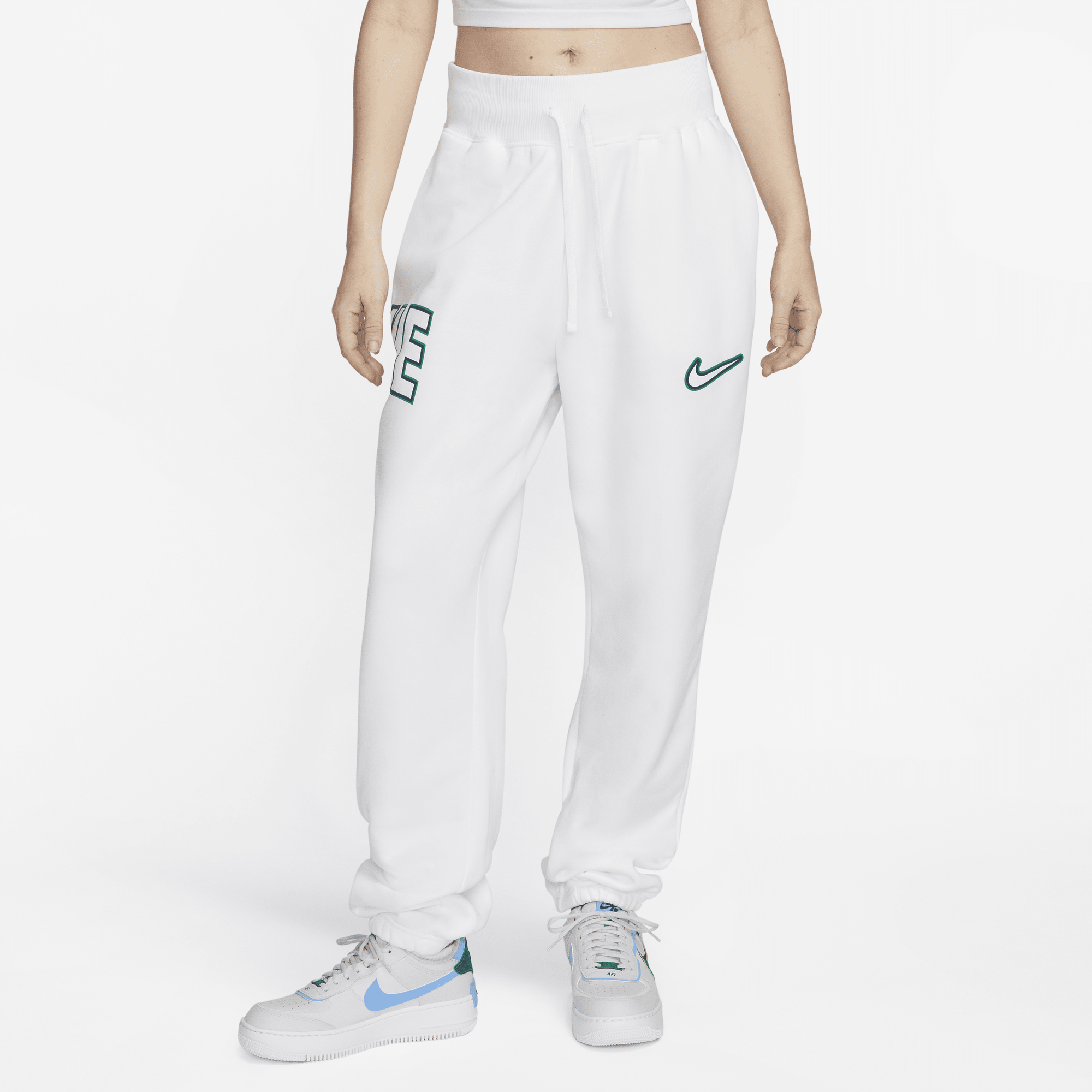 Shop Sportswear Phoenix Fleece Women s High waisted Oversized