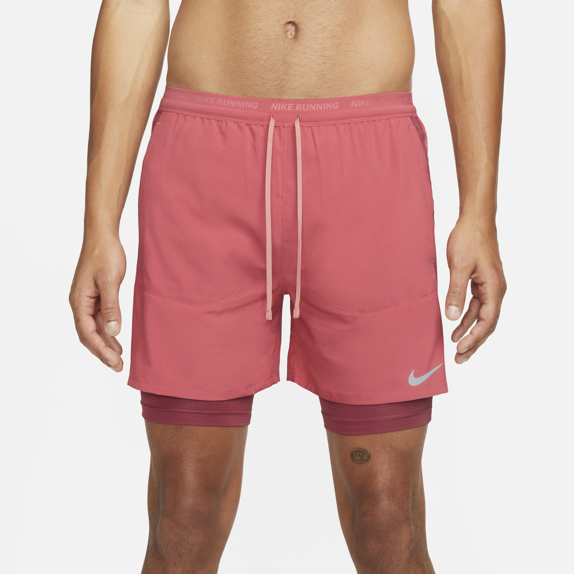 Mens pink running outlet shorts