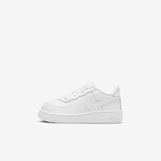 Triple White-Nike, Nike Force 1 LE, Baby and Toddler Shoe Triple White-Nike, Nike Force 1 LE, Baby and Toddler Shoe