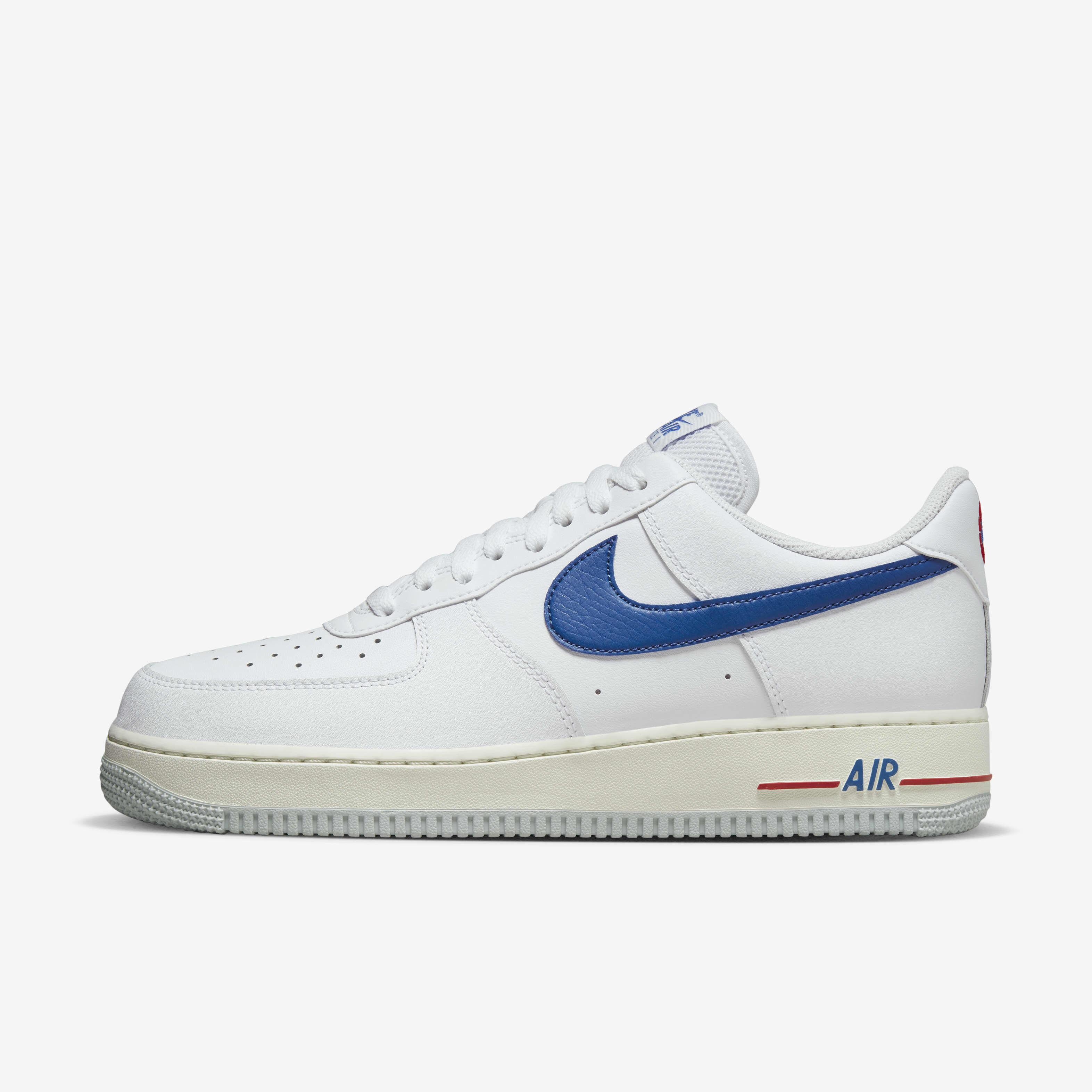 Buy Nike Air Force 1 07 Men s Shoes White University Red Sail Game Royal Nike Saudi Official