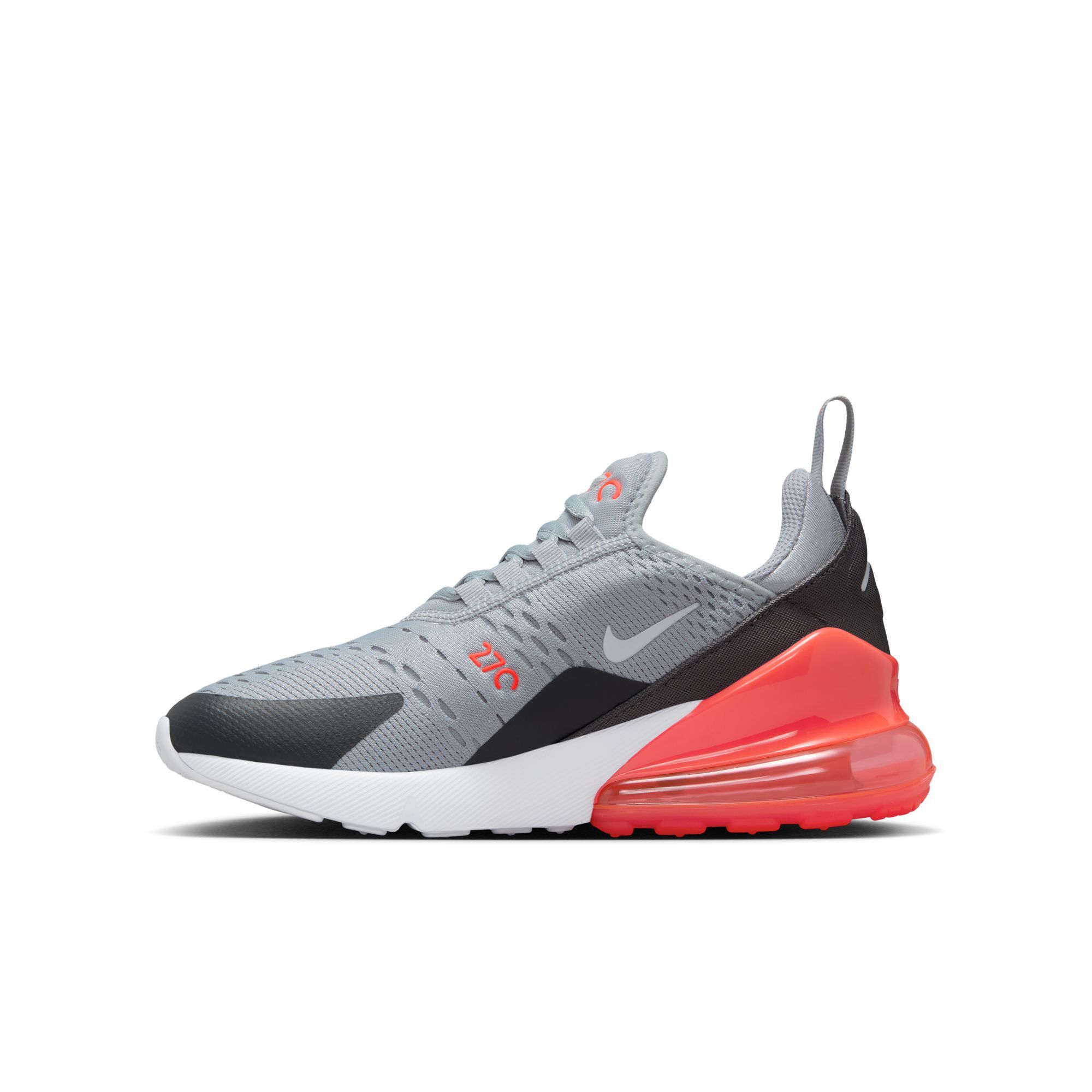 Air Max 270 Gunsmoke/hot Punch/black/white Nike Air Max 270 Kids
