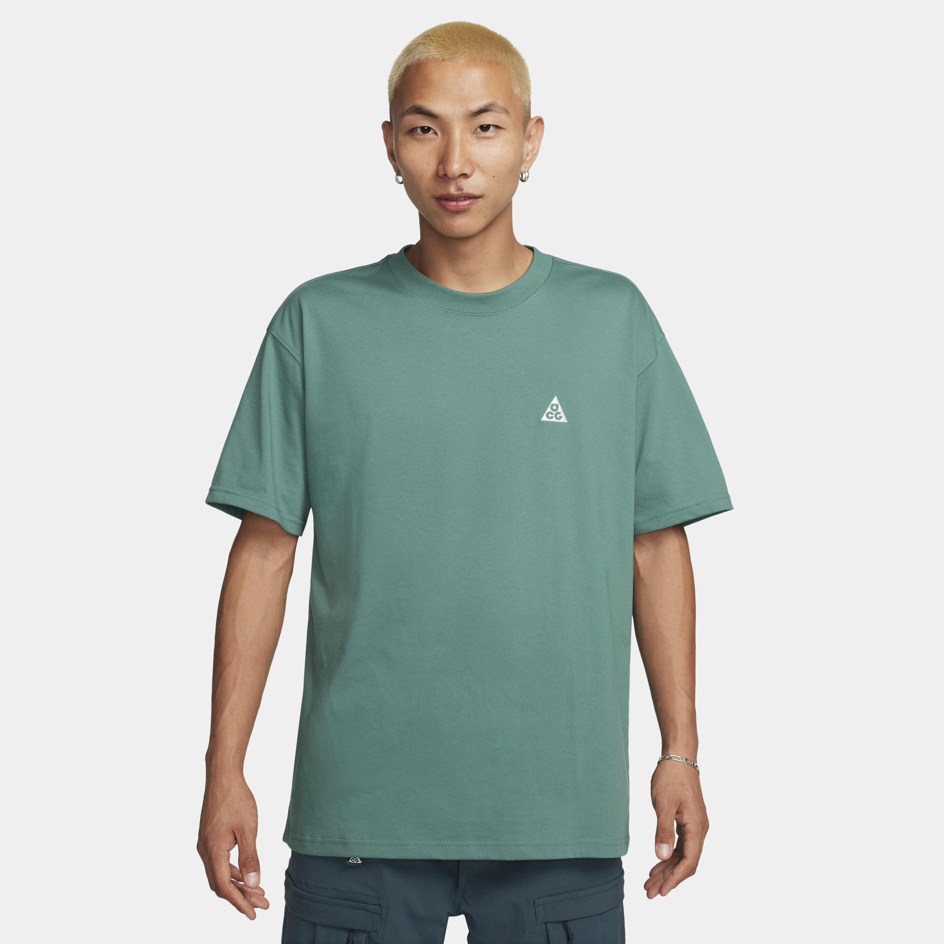 Nike acg t shirt green cheap