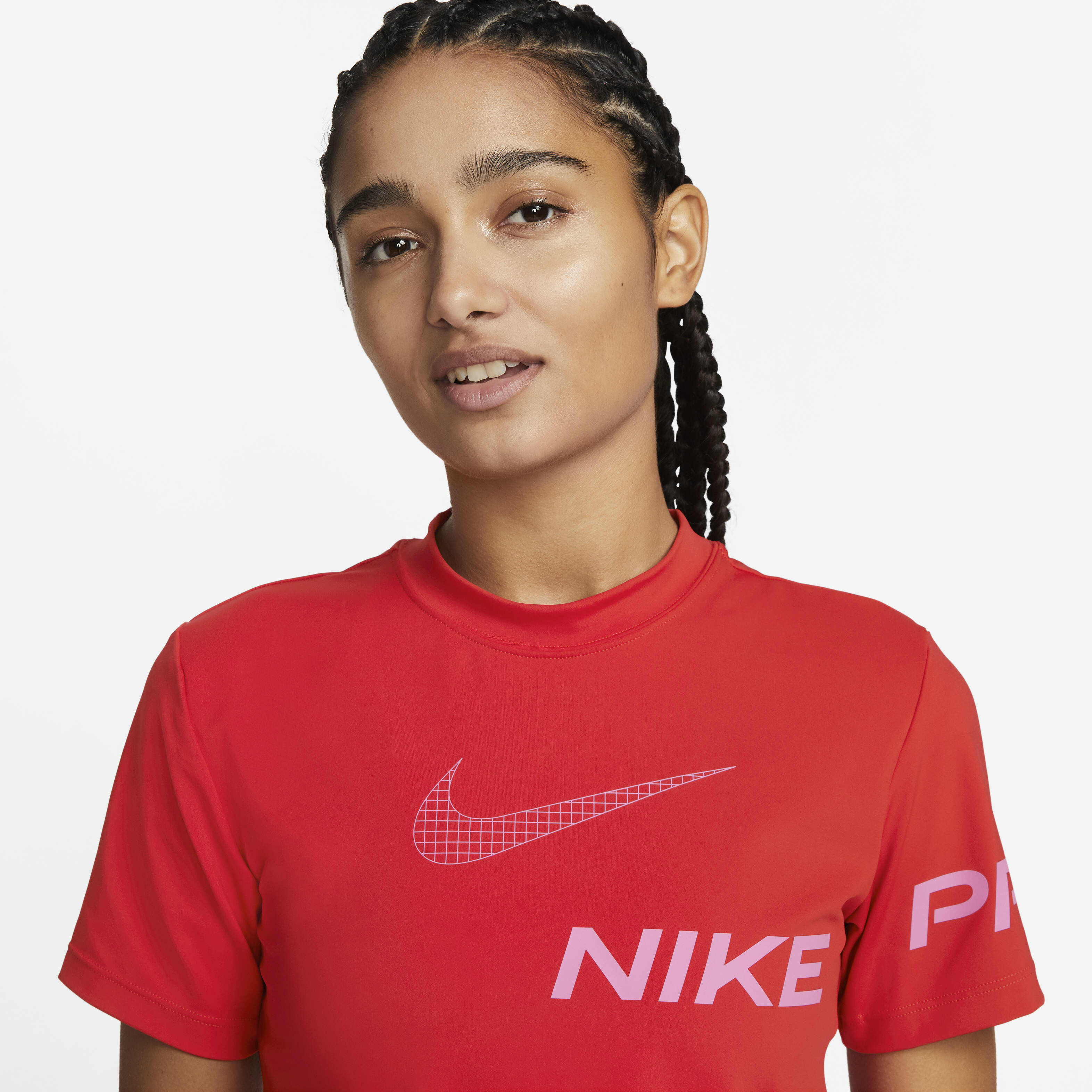 Buy Nike Pro Dri-FIT Women's Short-Sleeve Cropped Graphic Training