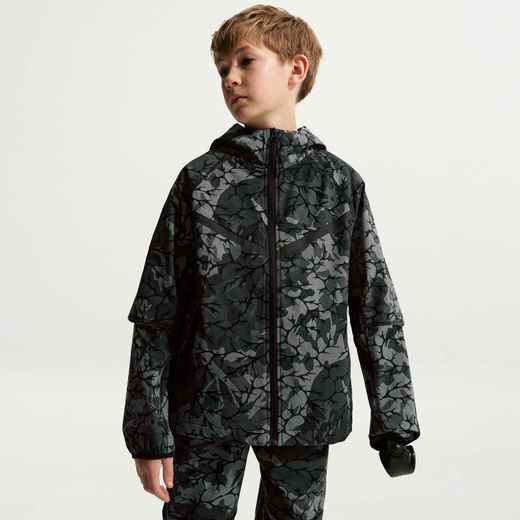 New In Kids' Jackets & Gilets-Nike, Nike Sportswear Tech Woven, Older Kids' (Boys') Full-Zip Top