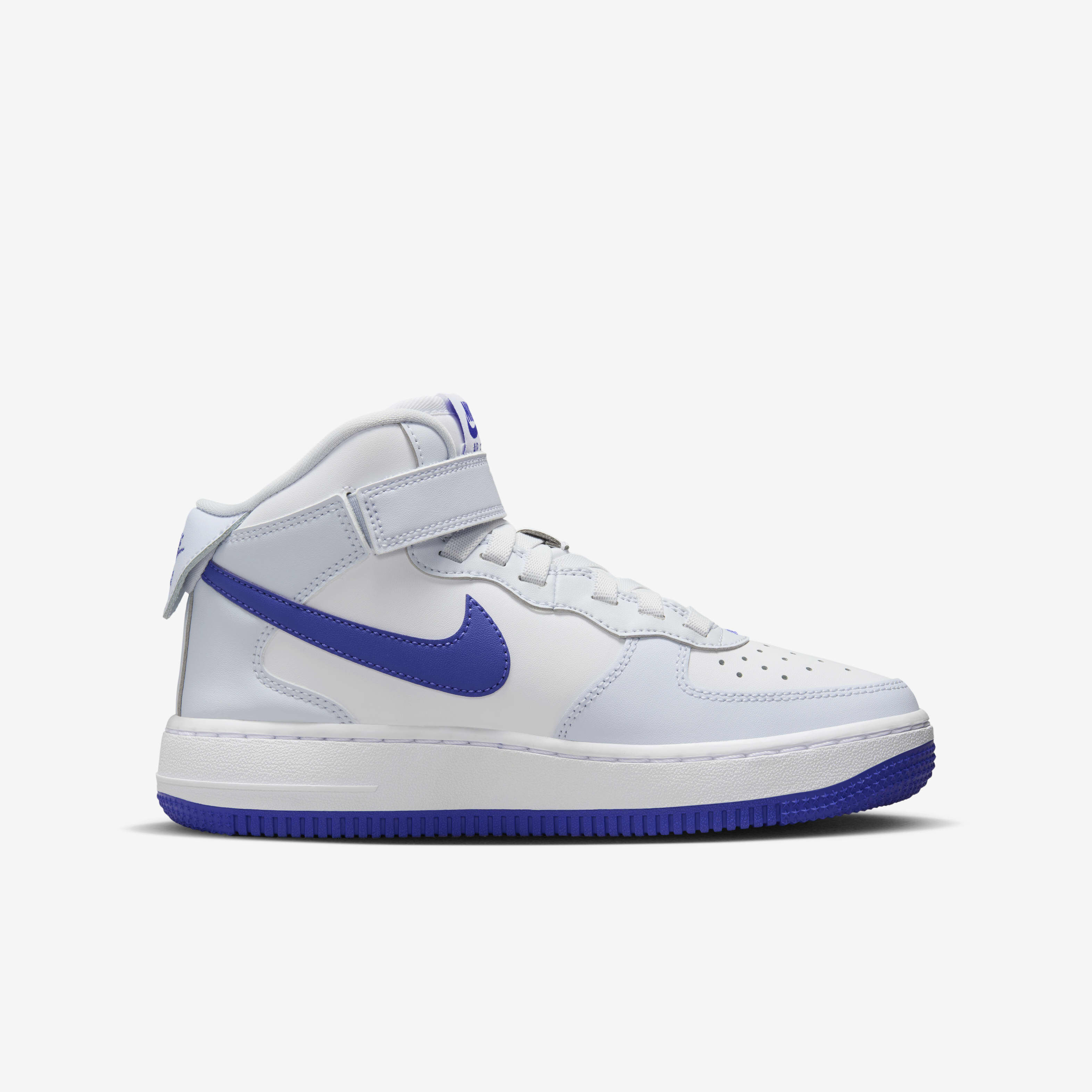 Buy Nike Air Force 1 Mid EasyOn Older Kids Shoes Football Grey White Persian Violet Nike Saudi Official