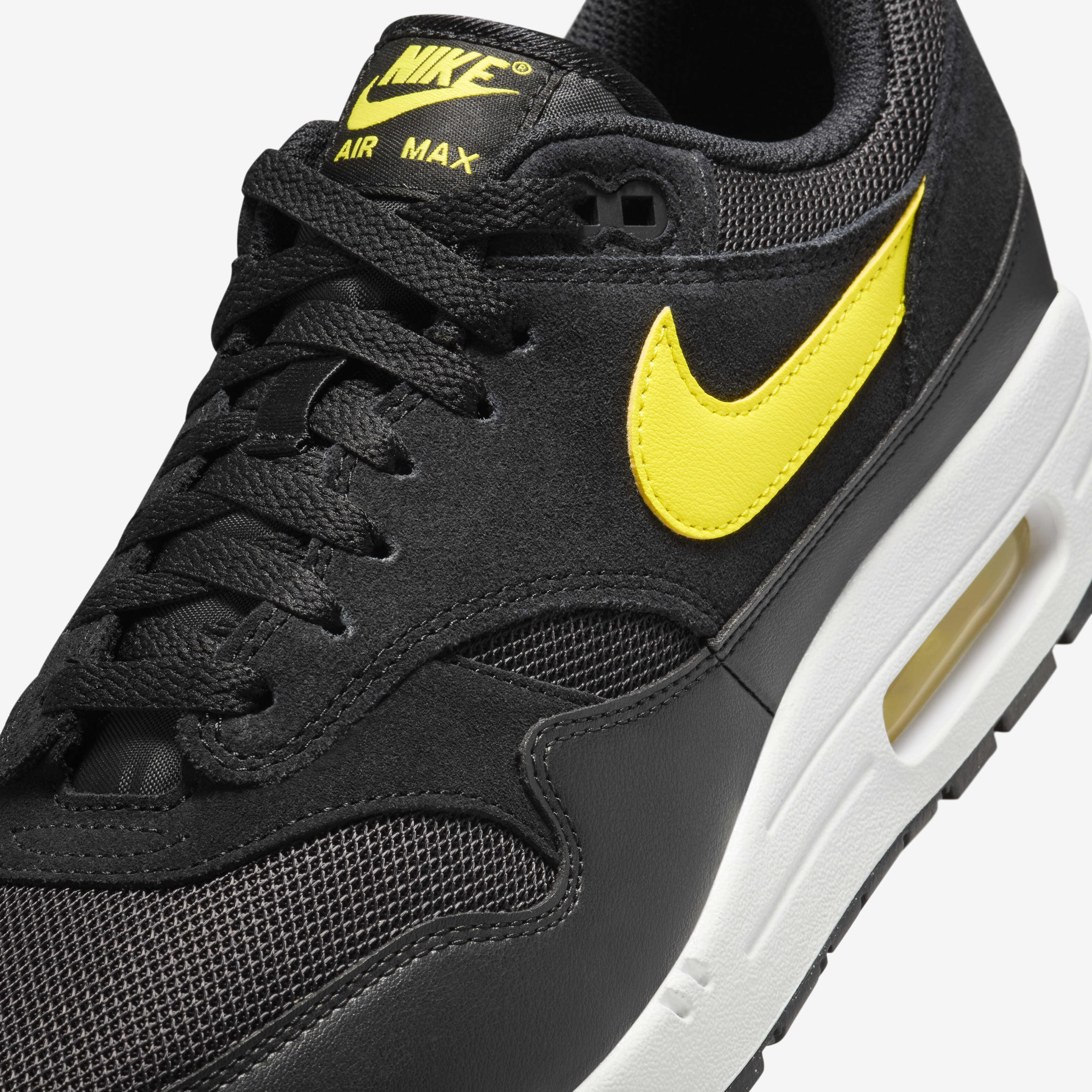 Nike air max 9 essential black and yellow discount