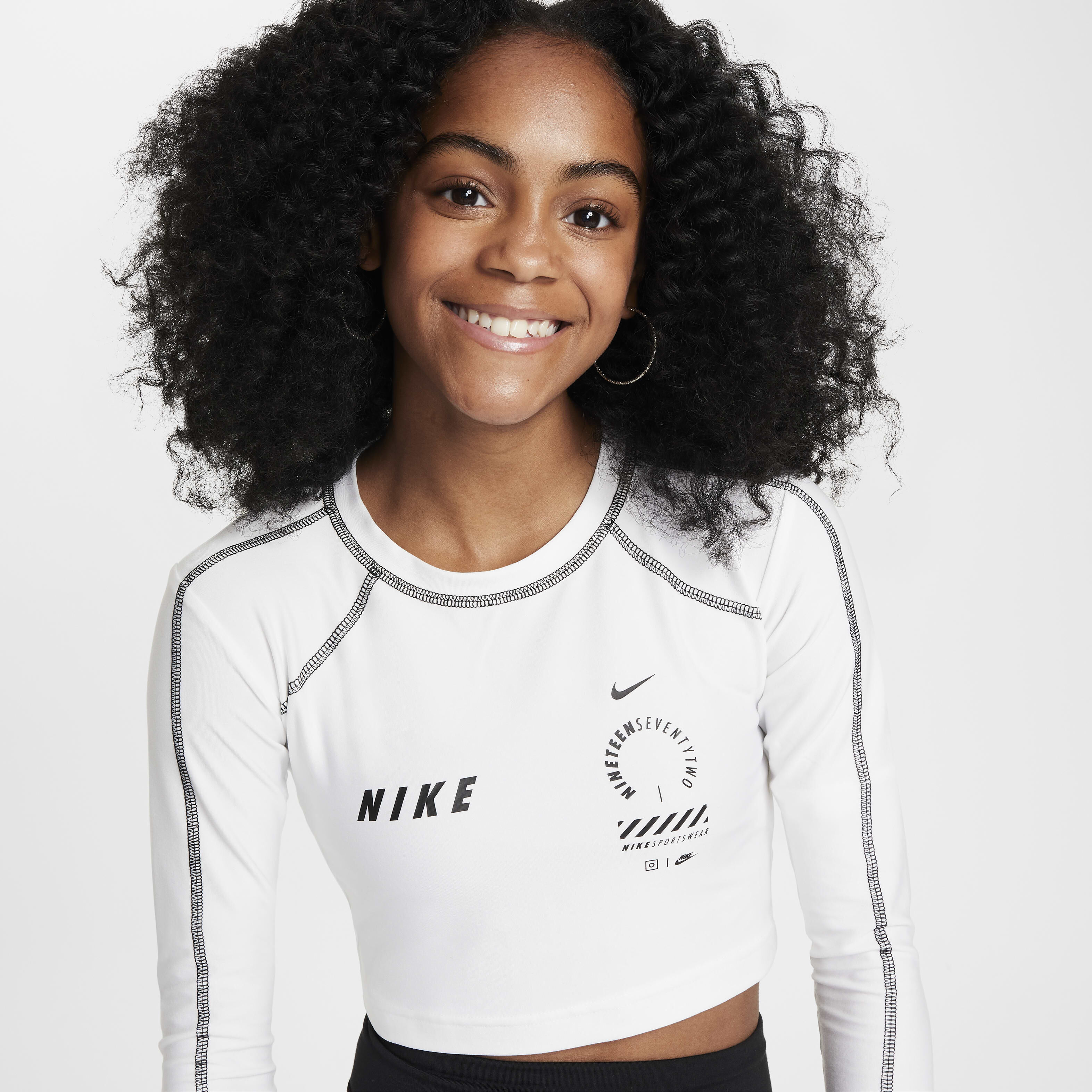 Nike girls crop top 2025