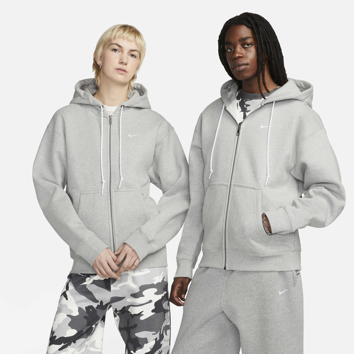 Buy Nike Solo Swoosh Men's Full-Zip Hoodie Dark Grey Heather