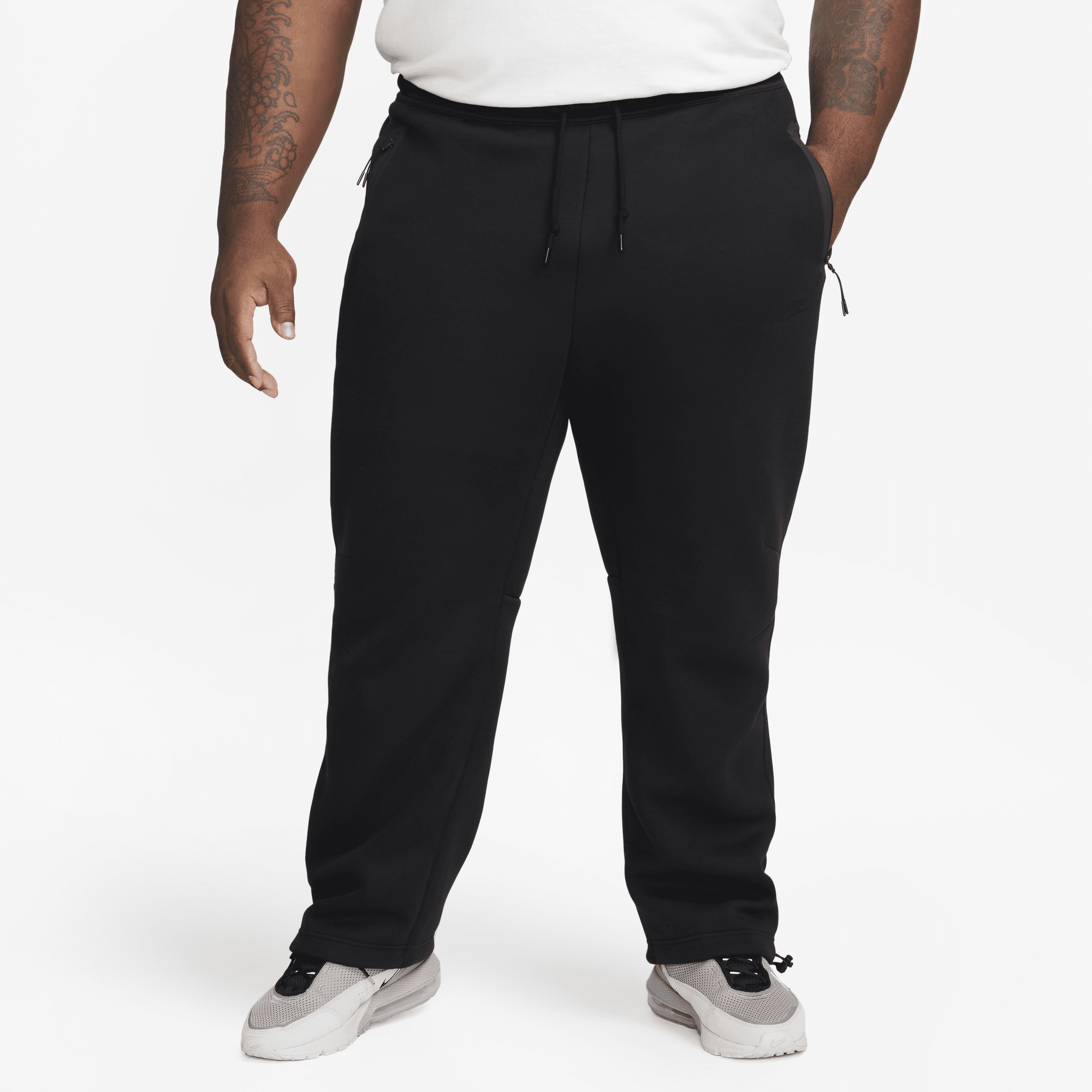 Nike open hem tracksuit bottoms store