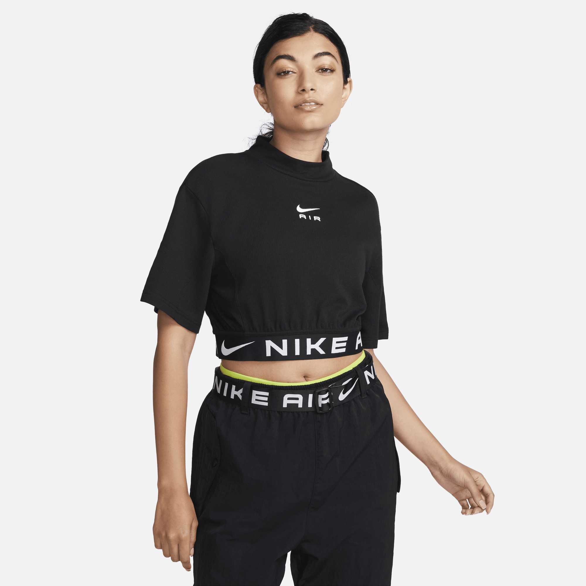 Nike air crop top hot sale