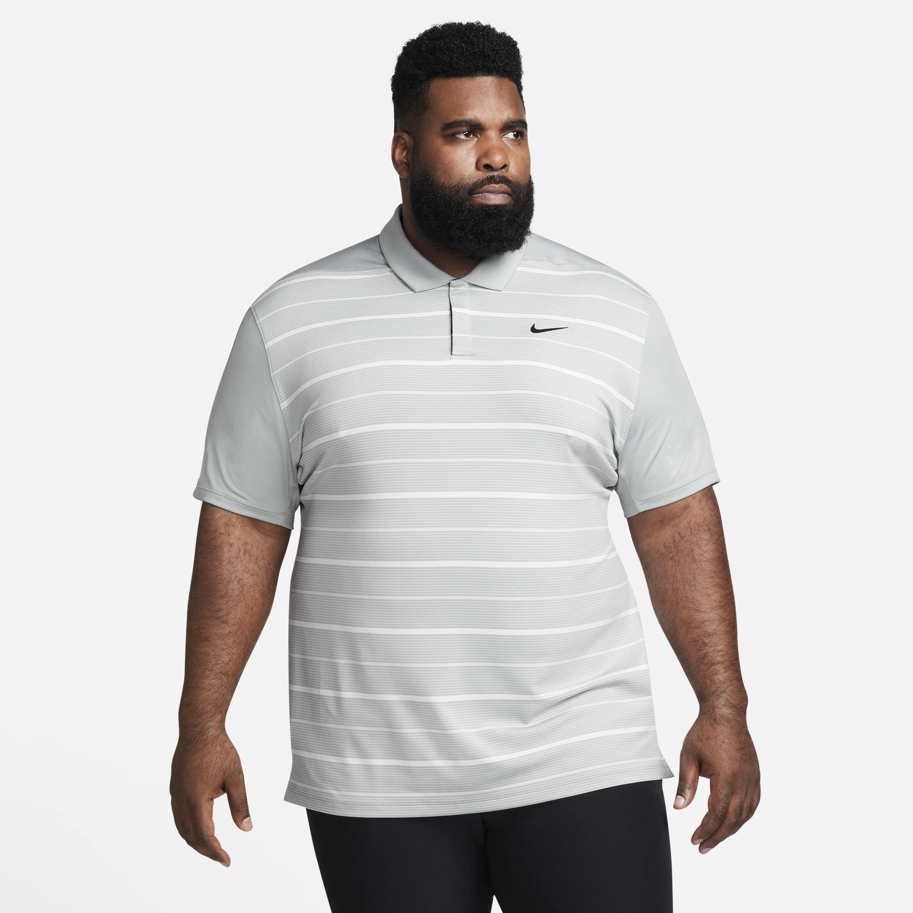 Buy Nike Dri FIT Tiger Woods Men s Striped Golf Polo Nike Saudi Official