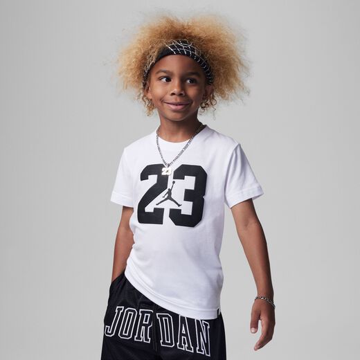 Clothing-JRDN, Jordan MJ Iconic Logo Tee, Little Kids T-Shirt