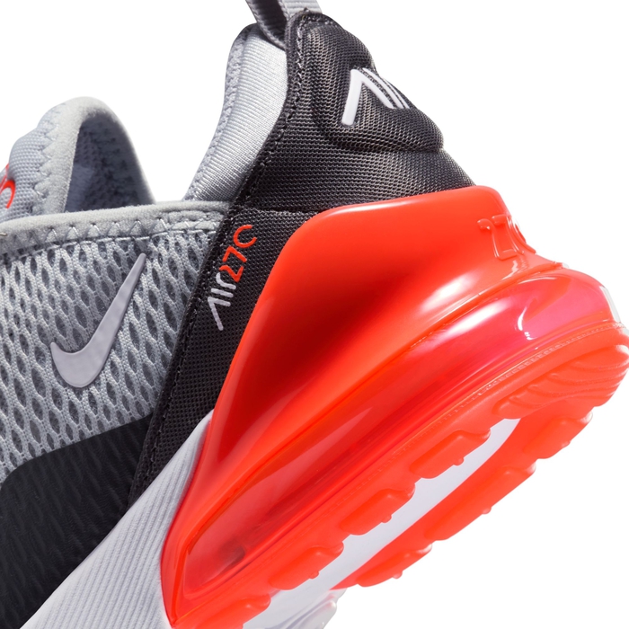 Buy Nike Air Max 270 Younger Kids Shoe Wolf Grey Anthracite Bright Crimson White Nike Saudi Official