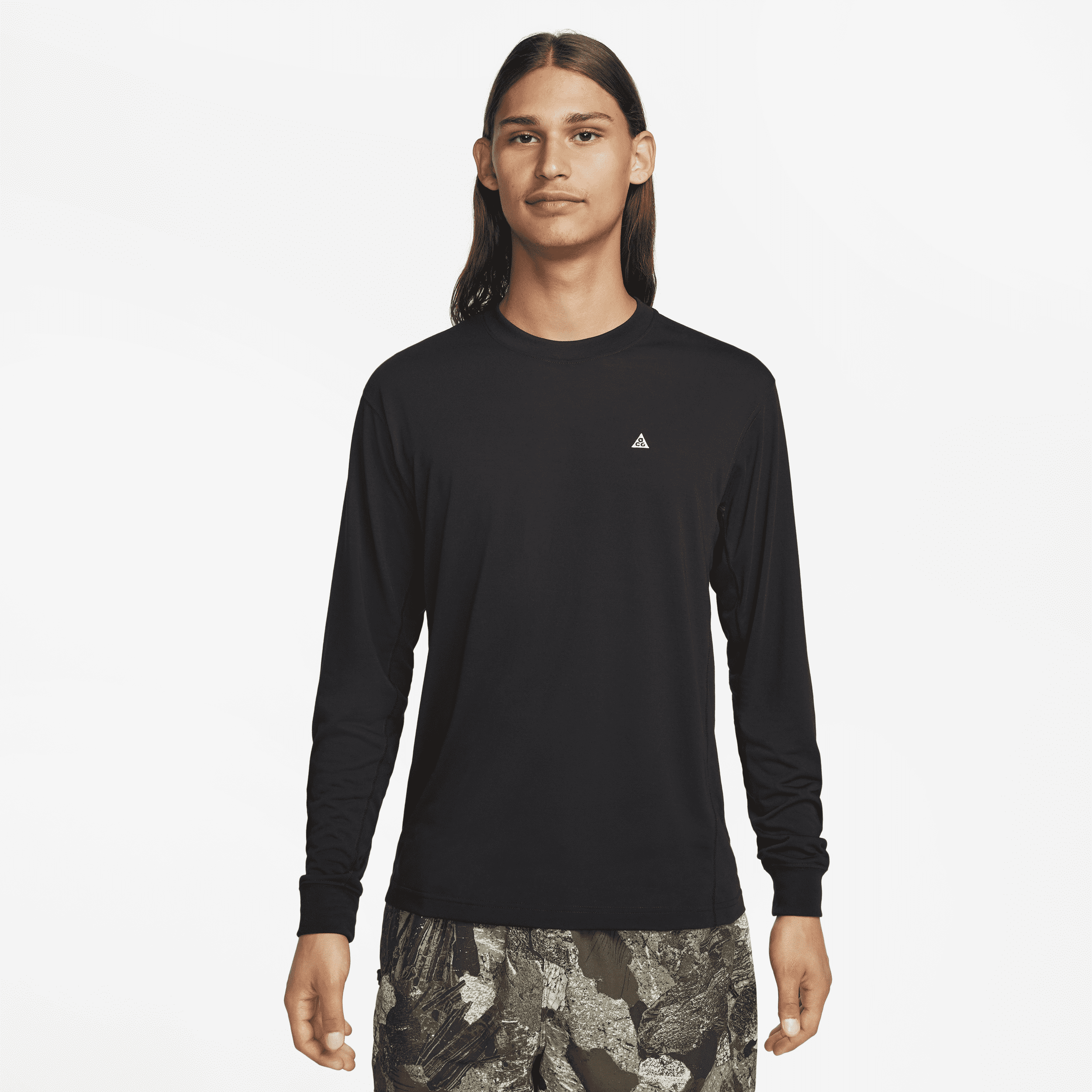 Shop Dri FIT ACG Goat Rocks Men s Long Sleeve Top Nike KSA