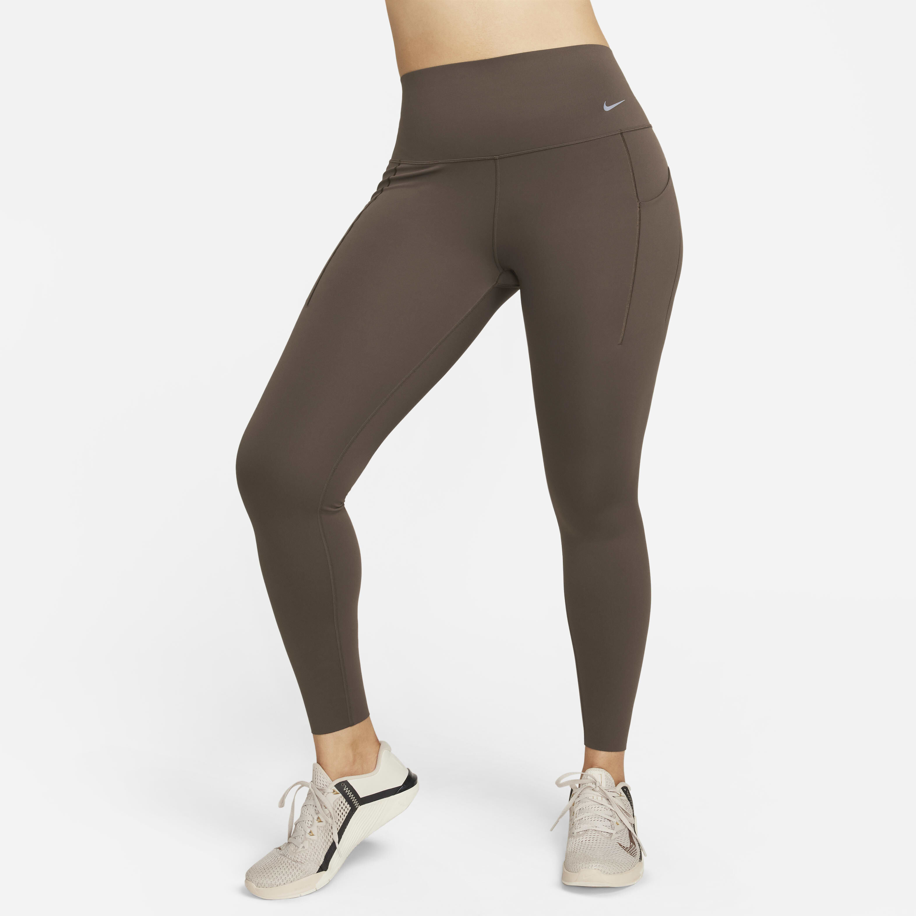 Brown nike leggings online